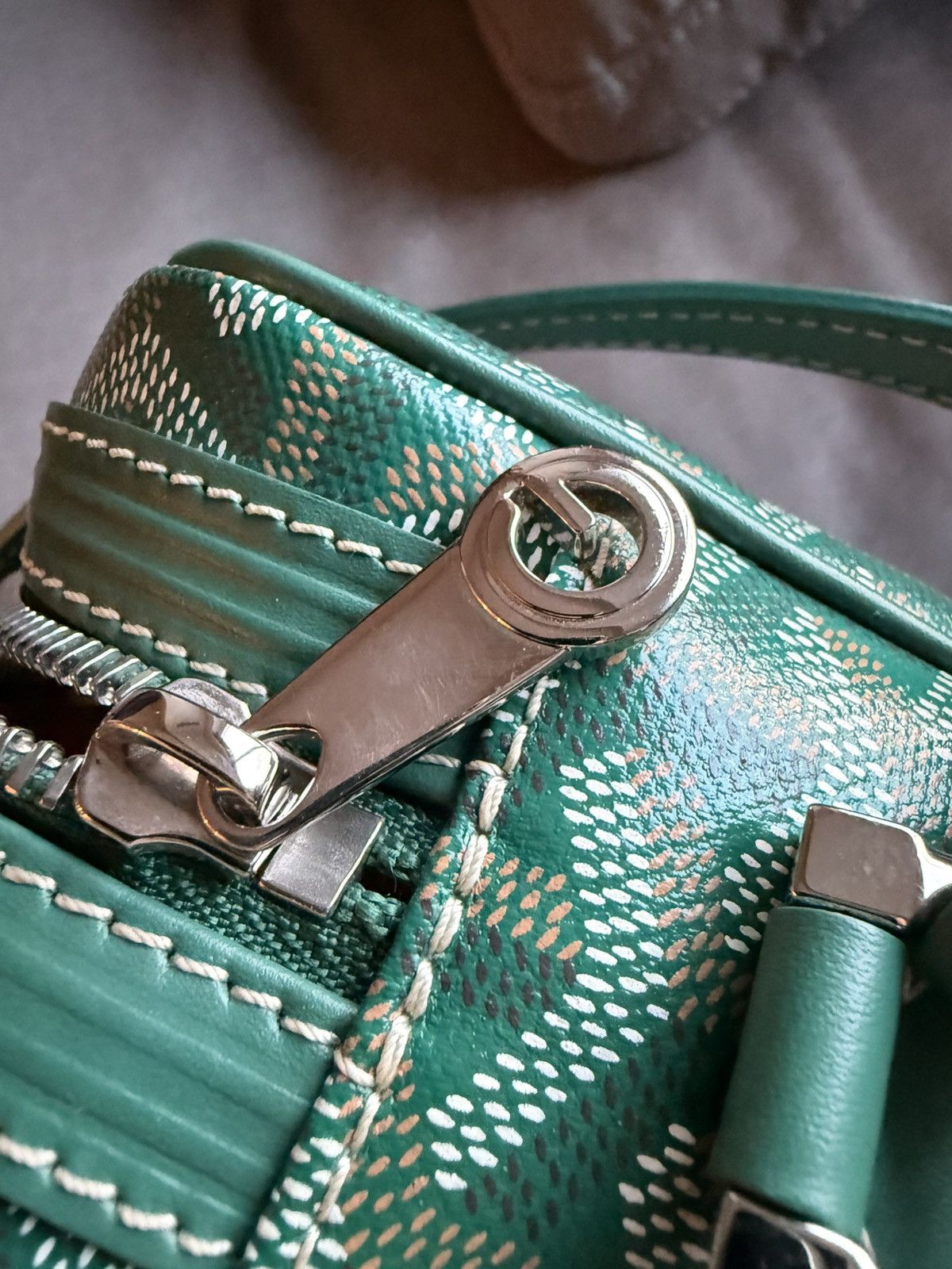 Goyard Goyard Cap Vert Goyardine Bag Green Size ONE SIZE - 19 Thumbnail