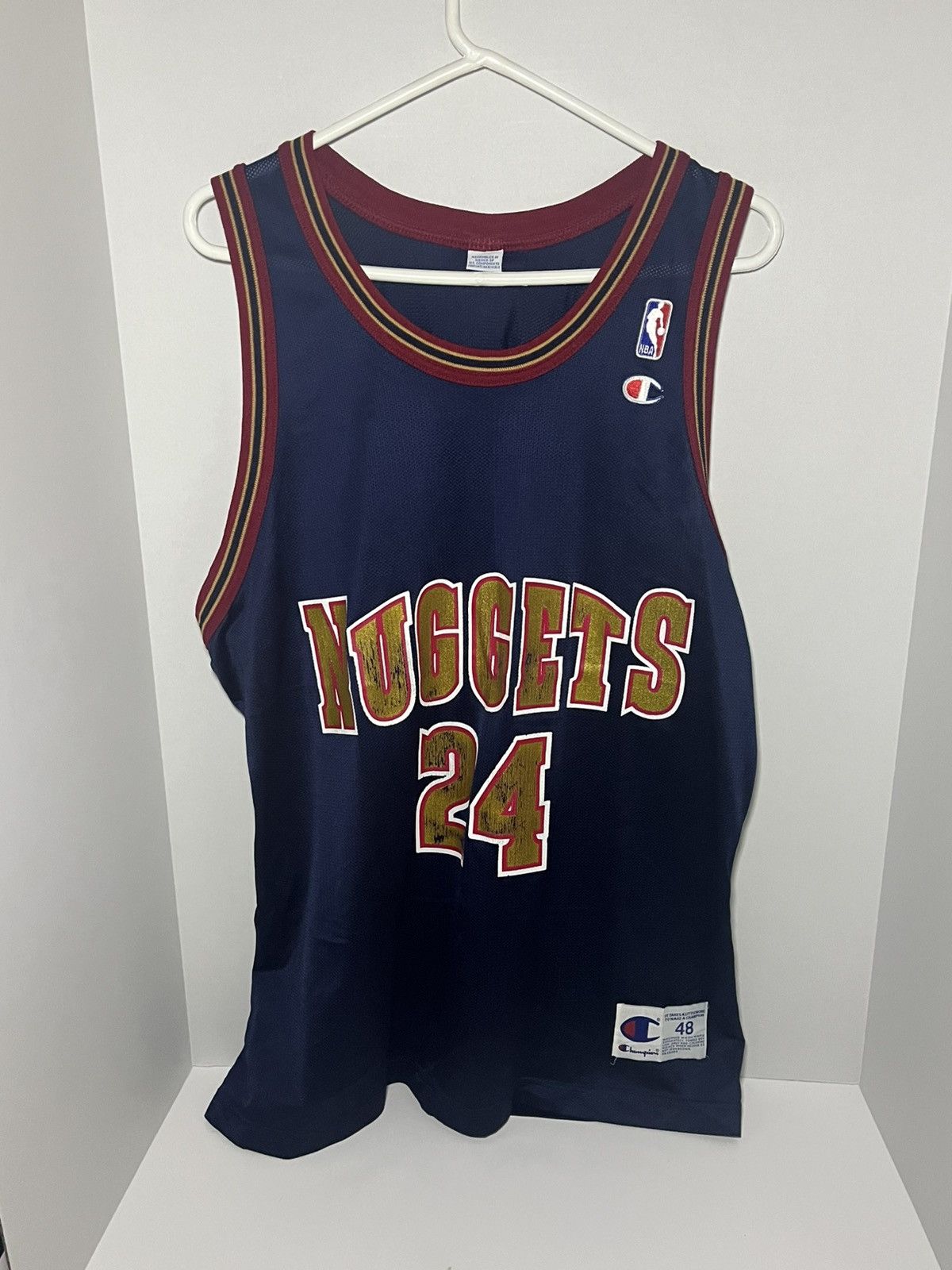 Denver Nuggets Antonio McDyess Champion Basketball Jersey