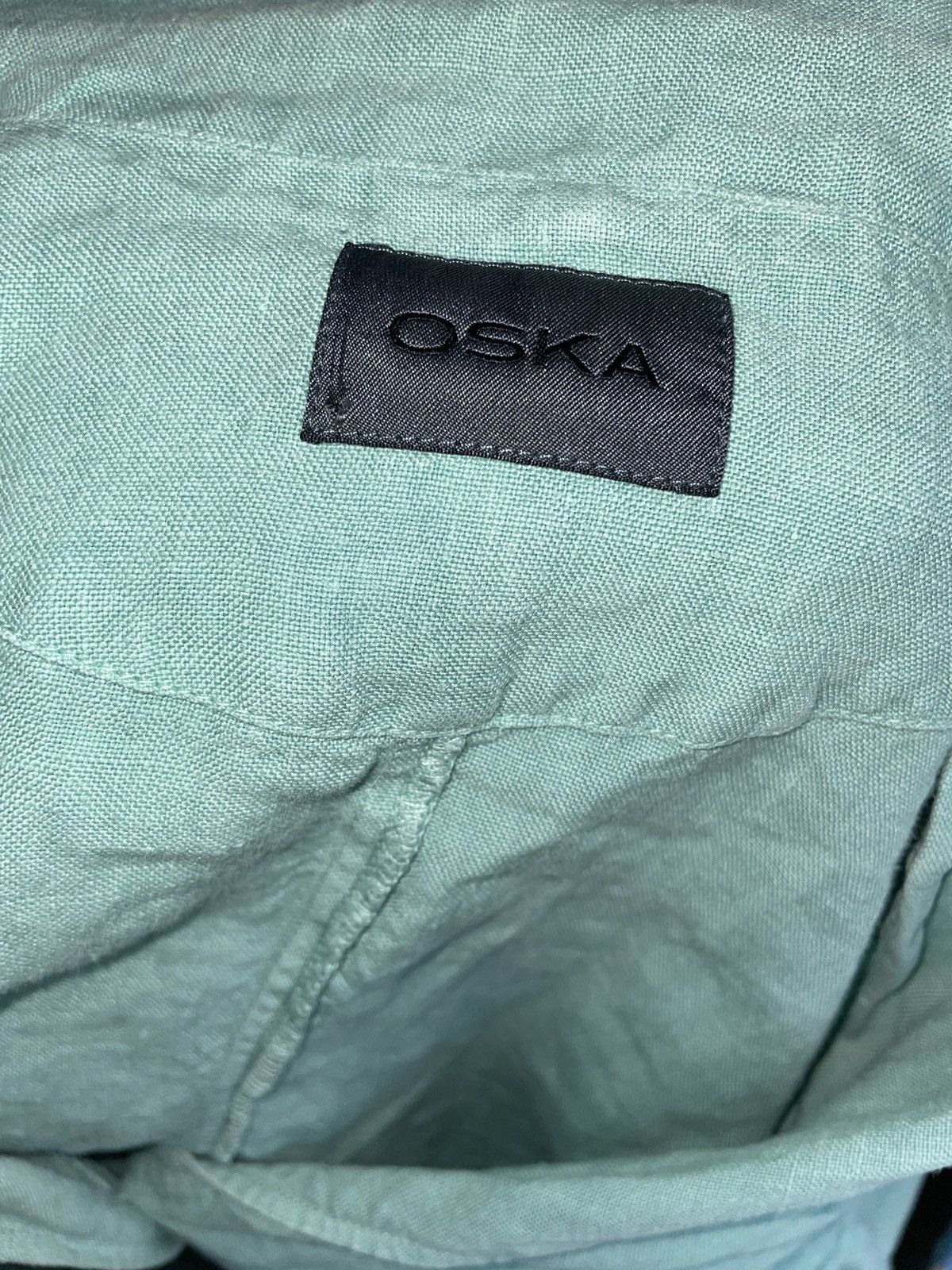 OSKA × Vintage Oska blazer 100% linen y2k avantgarde merch opium rap Size L / US 10 / IT 46 - 11 Thumbnail