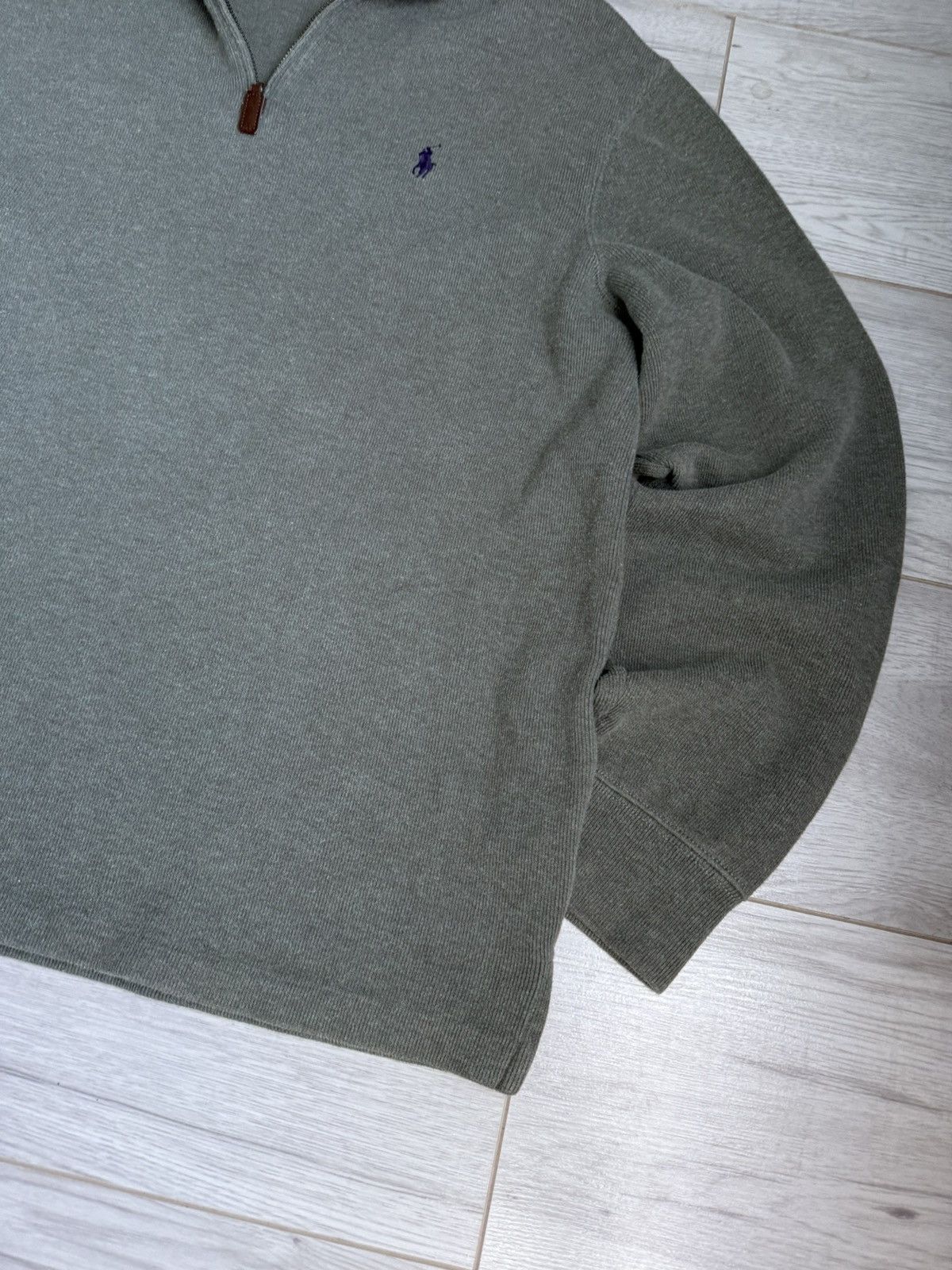 Polo Ralph Lauren × Vintage Vintage Polo Ralph Lauren 1/4 zip up shirt sweater Size US L / EU 52-54 / 3 - 2 Thumbnail