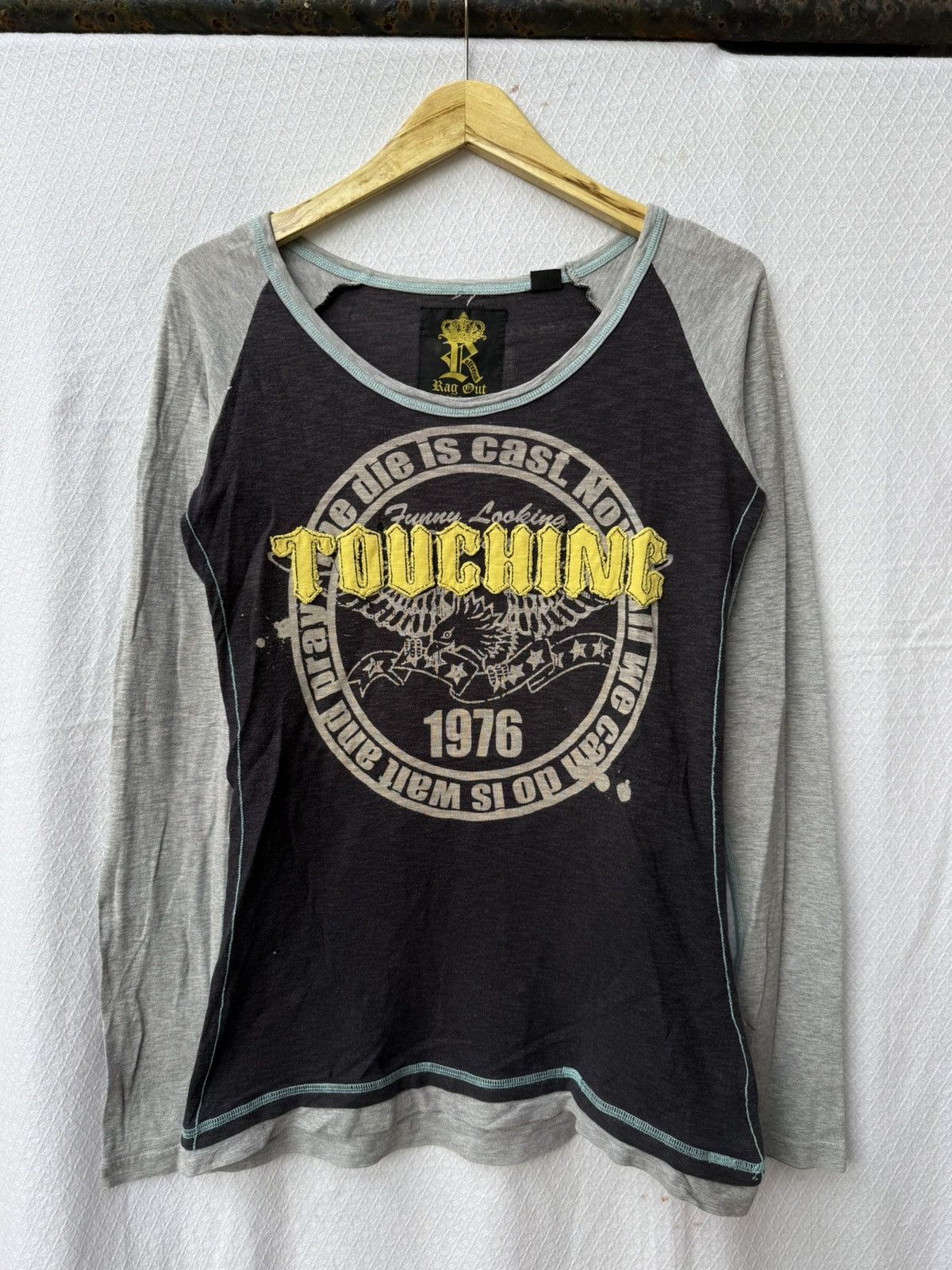 Ragout starting over patched poem longsleeve
