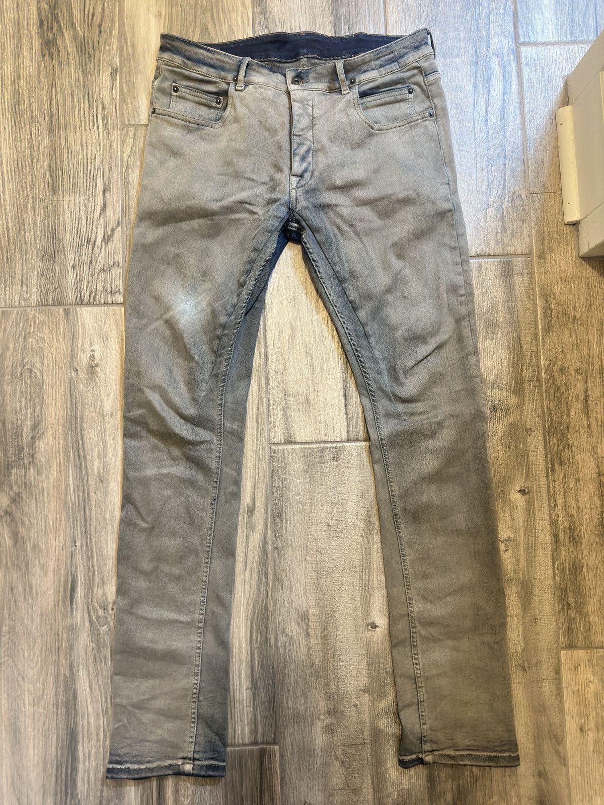 Rick Owens Rick Owens Detroit Cut Hustler Blue Denim Size US 32 / EU 48 - 1 Thumbnail