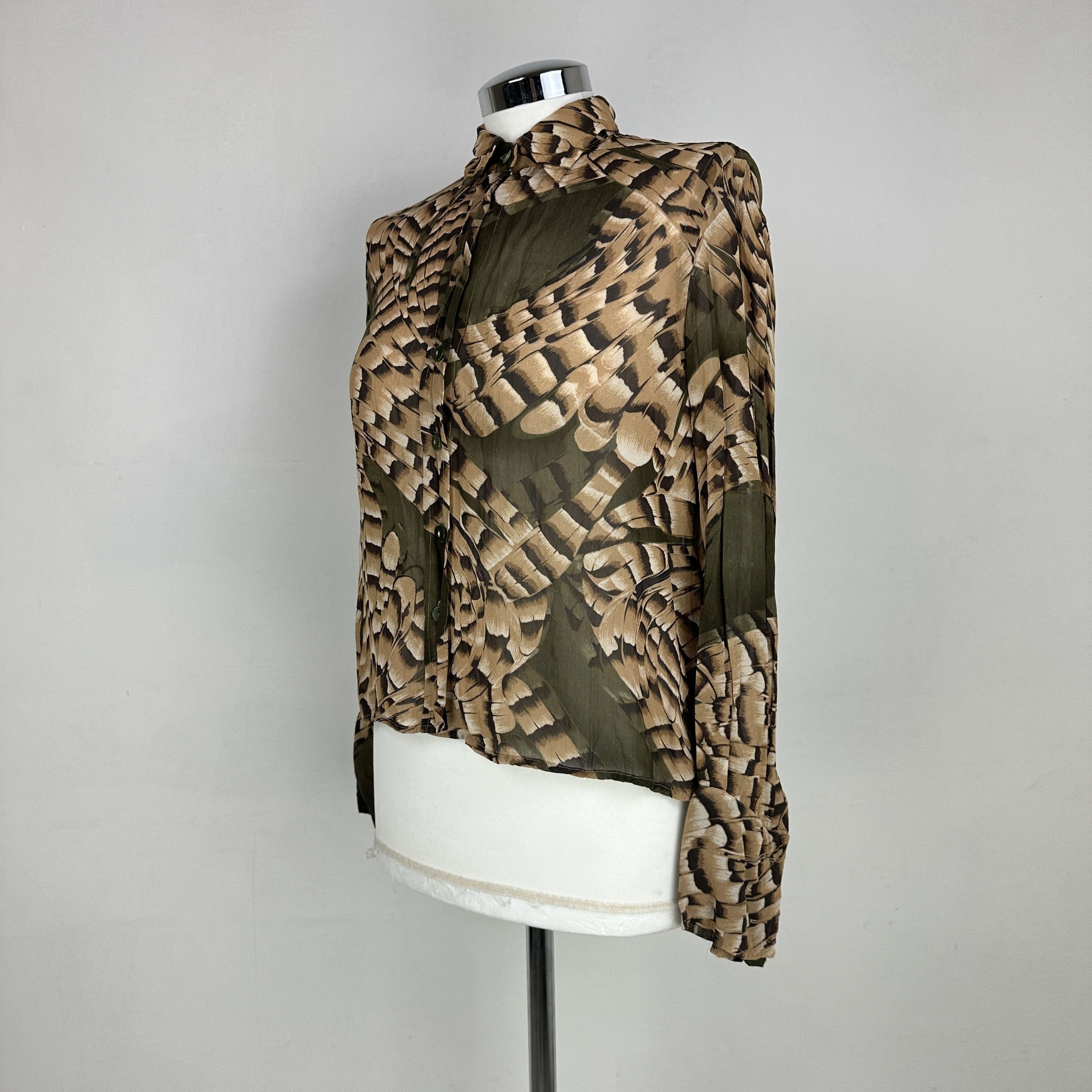 Roberto Cavalli Camicia Roberto Cavalli Seta – L Size L / US 10 / IT 46 - 4 Thumbnail