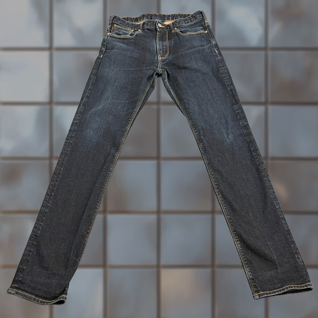 Vintage Armani Jeans Jeans Slim Skinny 30 Dark Wash Blue Stretch J06 GA Men Size US 30 / EU 46 - 1 Thumbnail