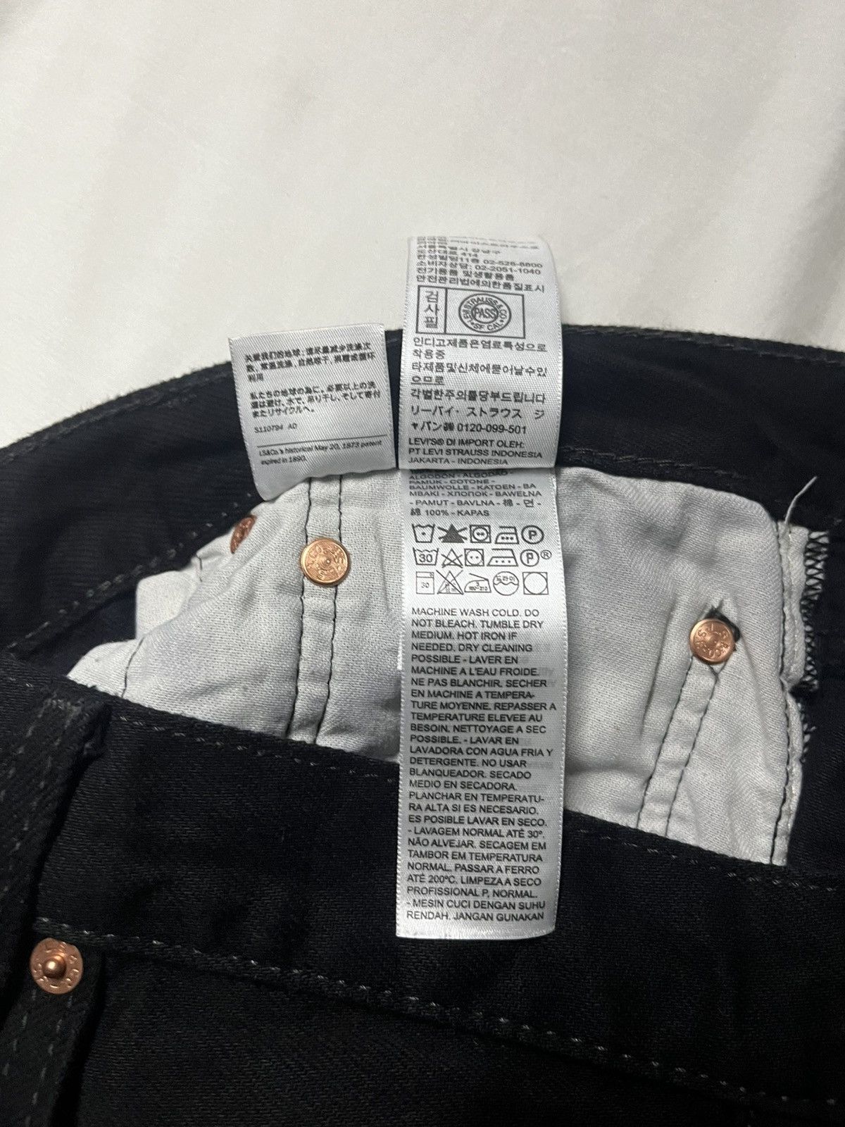 Revenge REVENGE SKELETON ANGEL DENIM JEANS BLACK Size US 34 / EU 50 - 7 Thumbnail