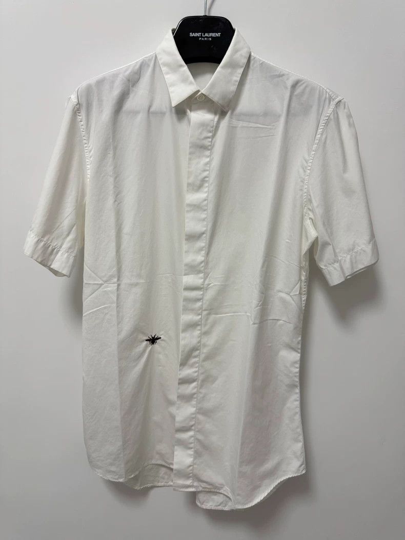 Dior dior size 38 Embroidered Bees Shirt 2503-Nextarrow Size US M / EU 48-50 / 2 - 1 Thumbnail