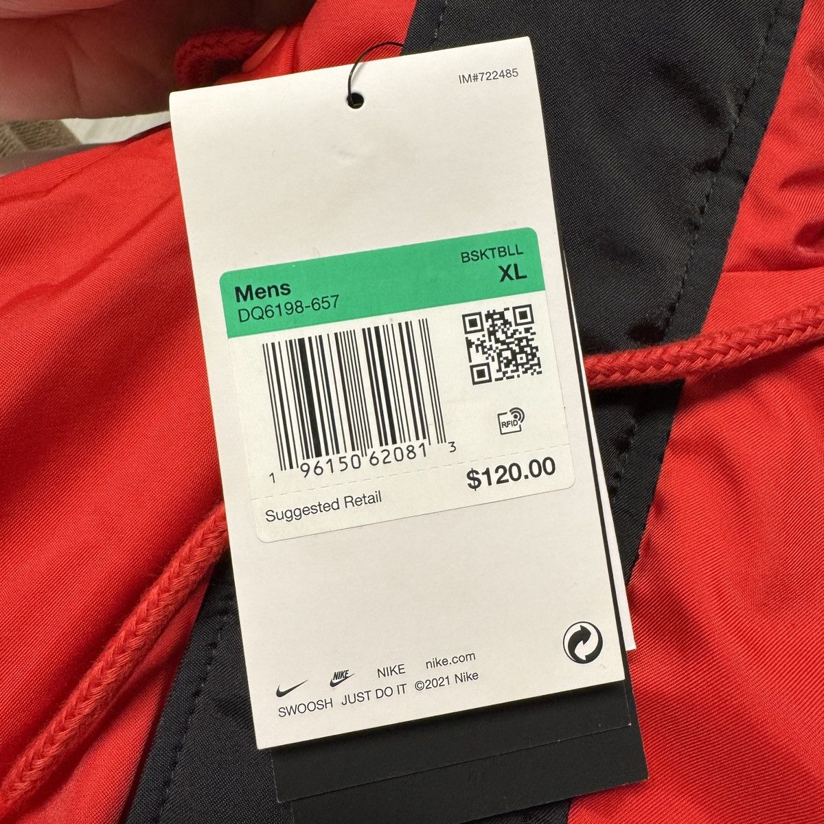 Nike Nike DNA Force Satin Basketball Jacket Full Zip Button Size US XL / EU 56 / 4 - 7 Thumbnail