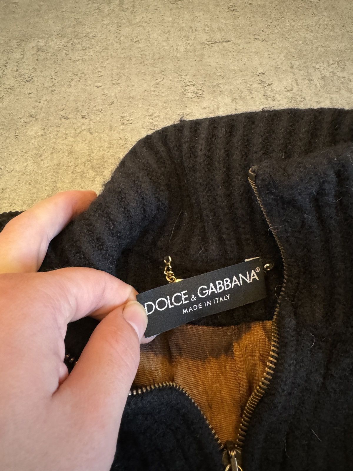 Dolce & Gabbana × Vintage Dolce&Gabbana Vintage 90s Velvet Blazer Jacket Leopard Rare! Size M / US 6-8 / IT 42-44 - 5 Thumbnail