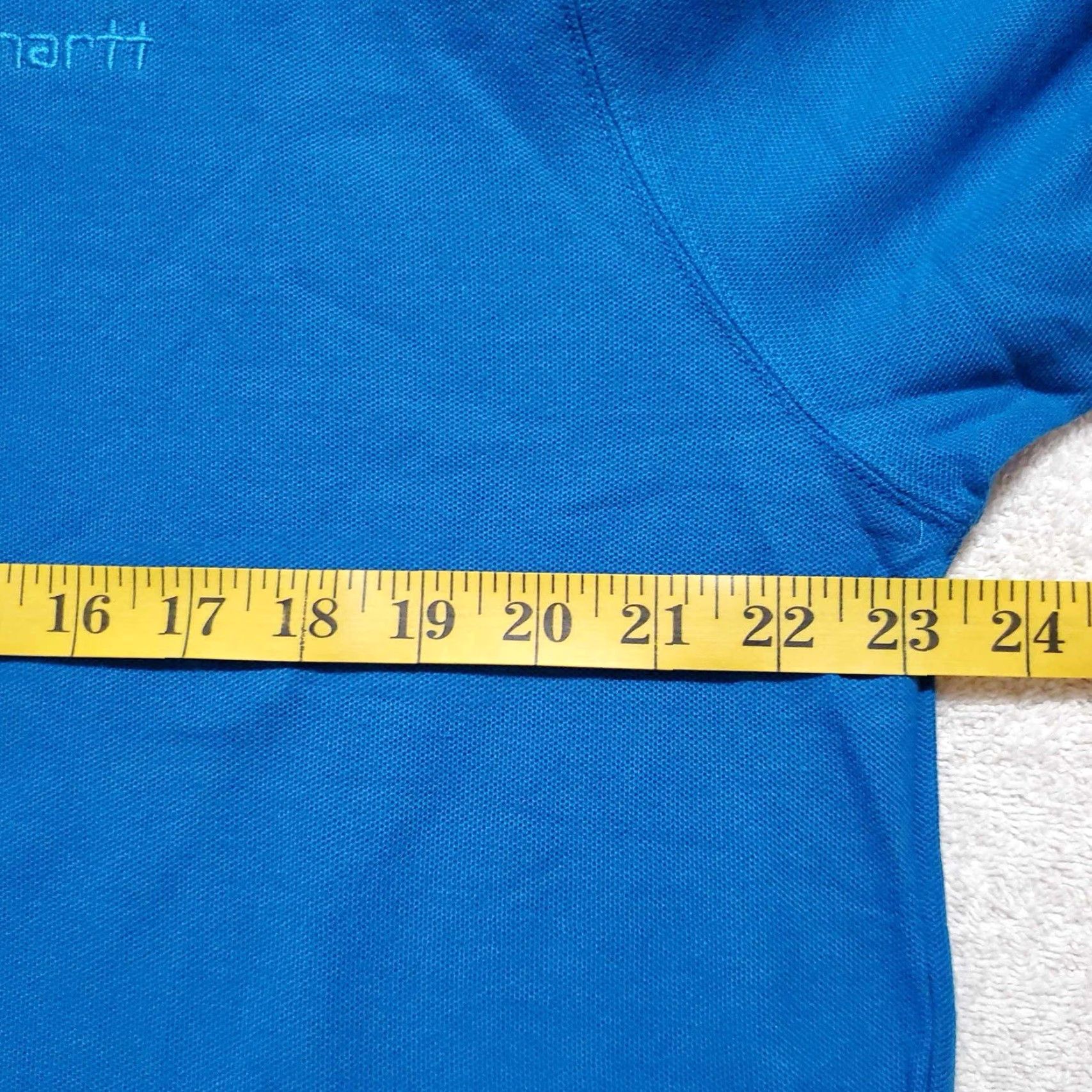 Carhartt Carhartt Polo Short Mens L Blue UPF 50+ Embroidered Logo NWT Regular - Carhartt UPF 50+ Polo Short Mens Large Regular Embroidered Logo NWT Blue Size US L / EU 52-54 / 3 - 4 Thumbnail