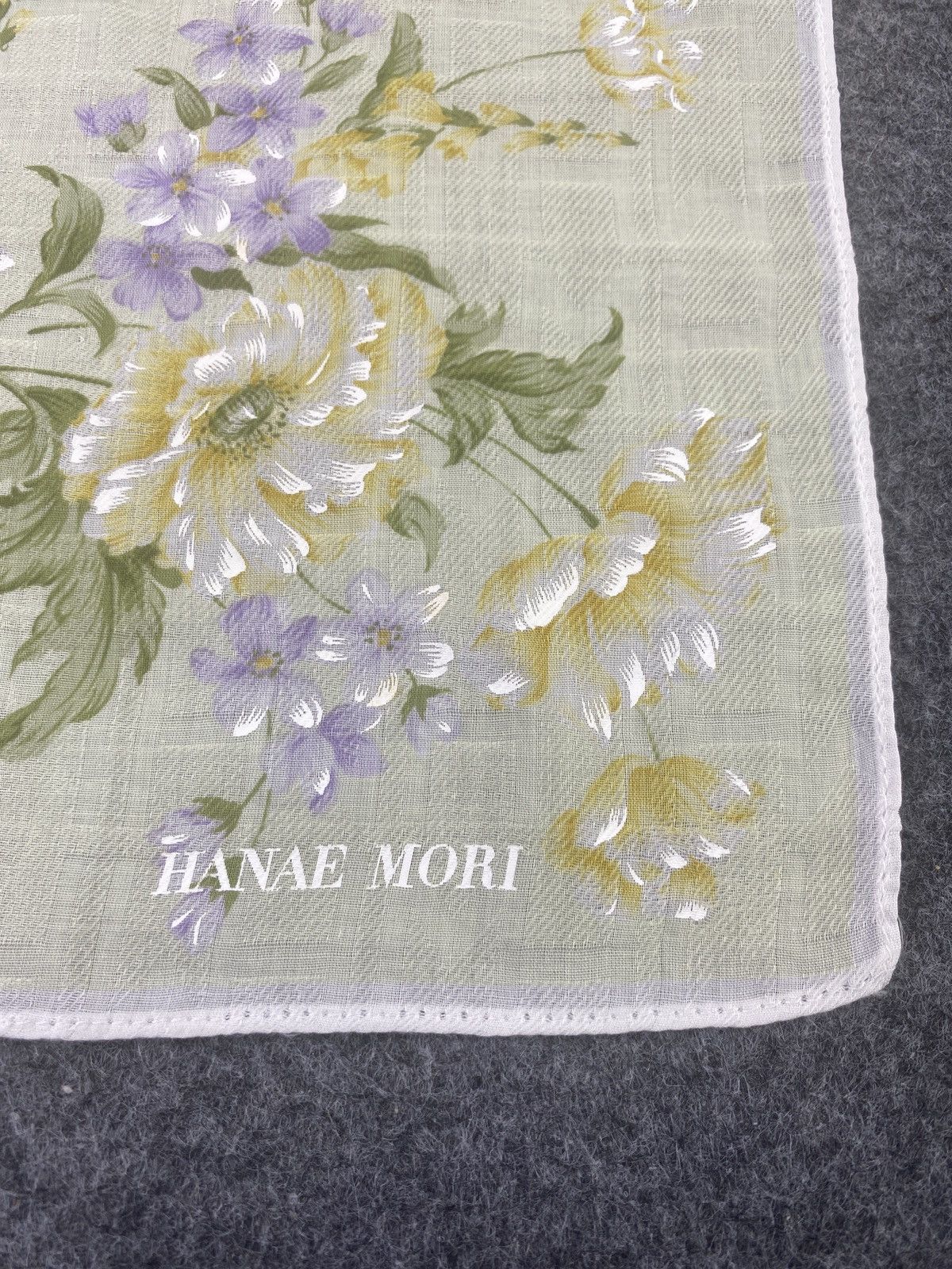 Hanae Mori × Vintage Hanae Mori Handkerchief / Bandana / Neckerchief-B053 Size ONE SIZE - 5 Thumbnail