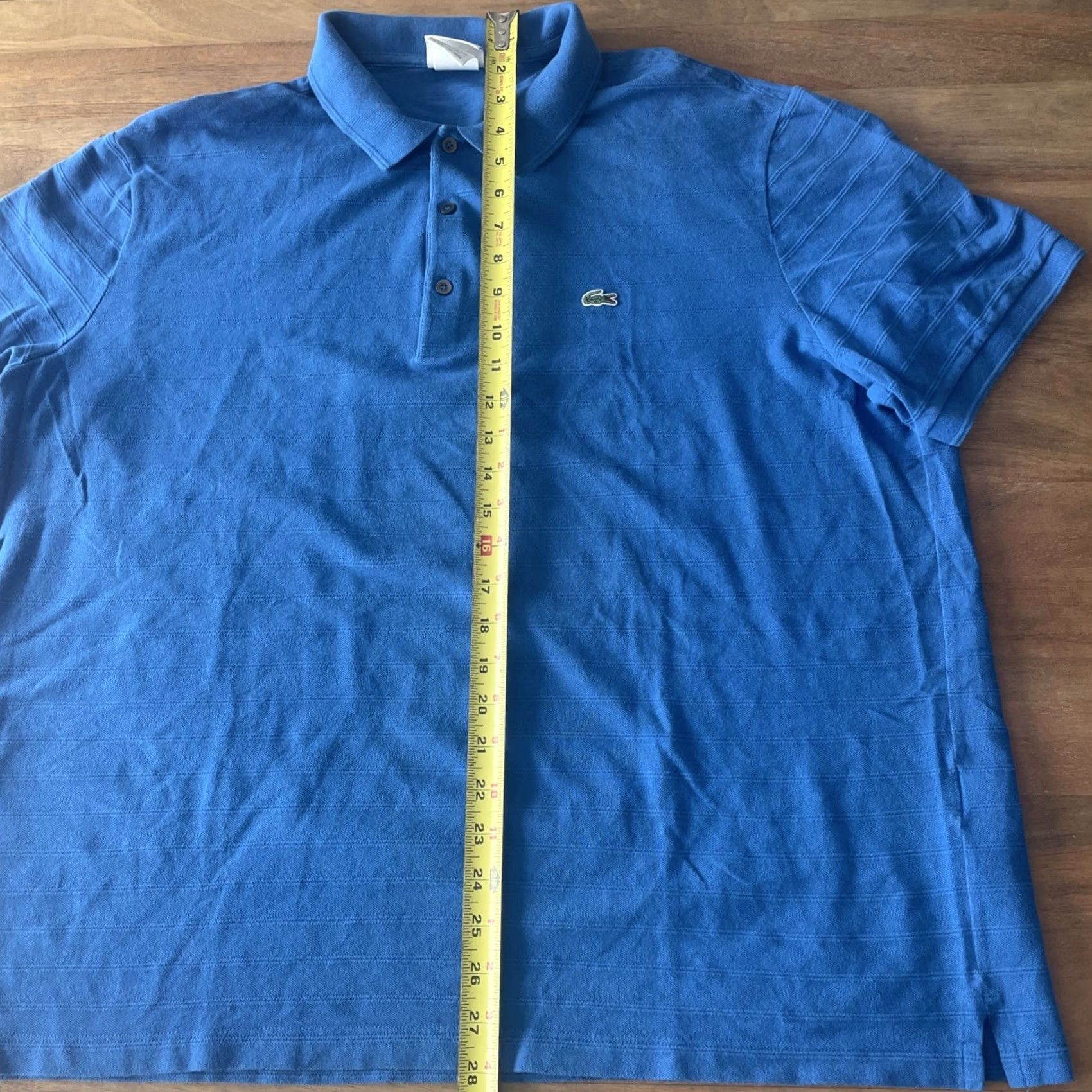 Lacoste Lacoste Polo Shirt Mens 3XL Blue Short Sleeve Knit Golf Logo Shirt Size US XXL / EU 58 / 5 - 5 Thumbnail