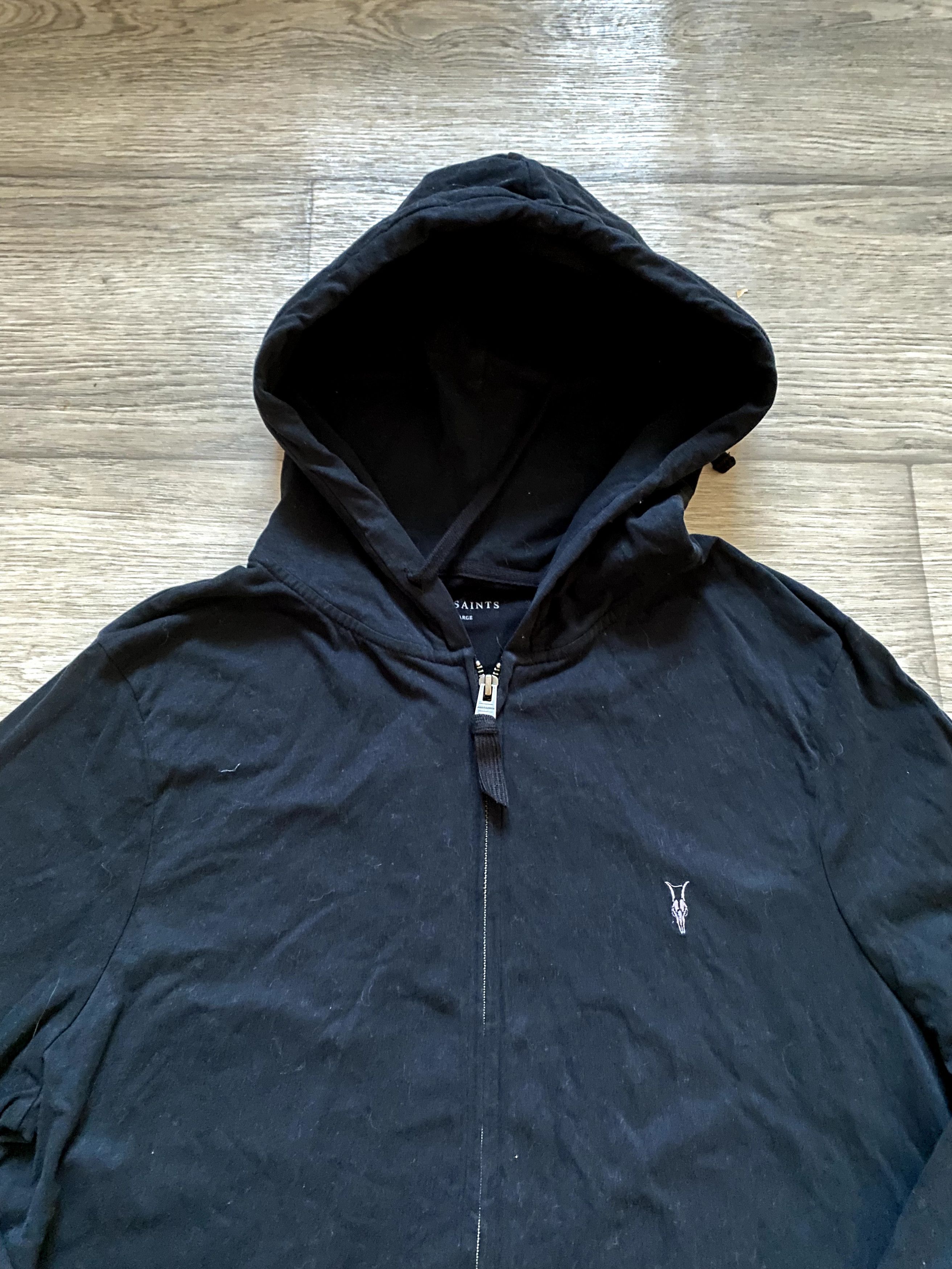 Allsaints × Designer Allsaints Designer Lightweight Hoodie Size M-L Streetwear Size US L / EU 52-54 / 3 - 4 Thumbnail