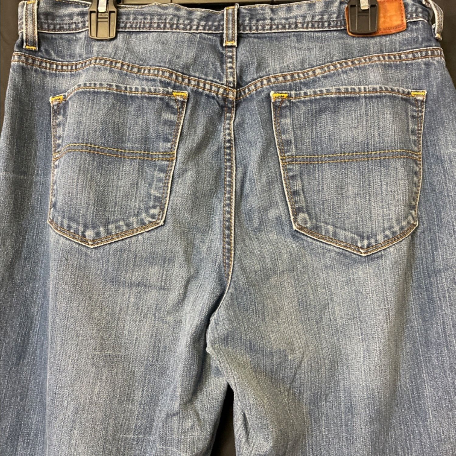 Tommy Hilfiger Tommy Hilfiger Women's Blue Jeans/Straight Leg Sz 14R SKU 44 Size 36" / US 14 / IT 50 - 4 Thumbnail
