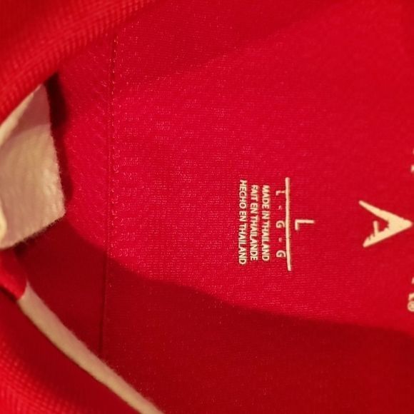Antigua Antigua Red Embroidered Wisconsin Badgers Sz. L Polo Shirt Size US L / EU 52-54 / 3 - 6 Thumbnail