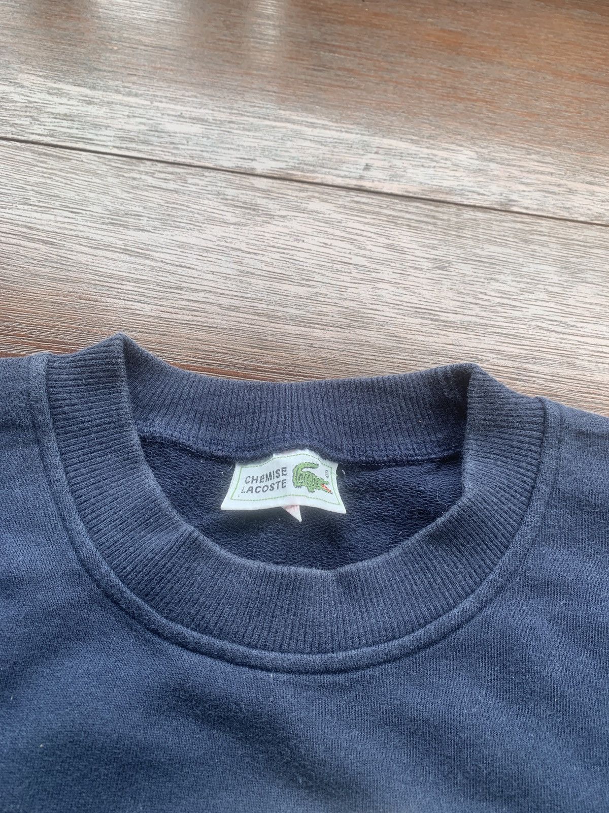 Lacoste × Vintage Vintage Lacoste big embroidery logo sweatshirt Size US S / EU 44-46 / 1 - 3 Thumbnail