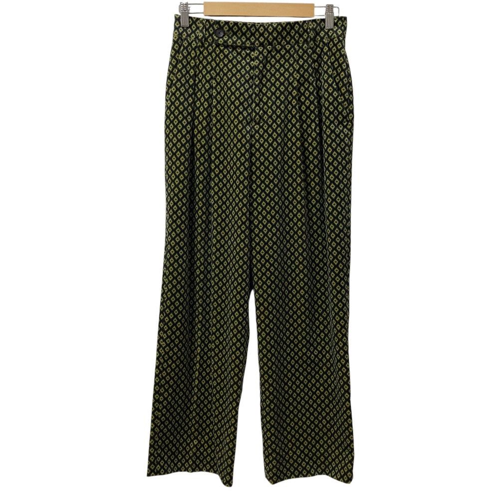 Other Other CABaN Geometric Velvet Wide Pants Textile Pants DUTY FREE for USA Size ONE SIZE - 1 Thumbnail