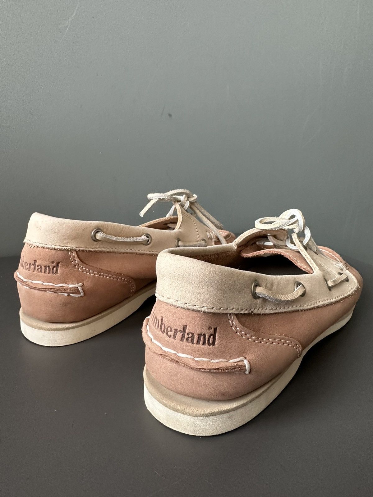 Timberland Timberland Deck Shoes Beige & Tan Leather Size 39 Size US 9 / IT 39 - 3 Thumbnail