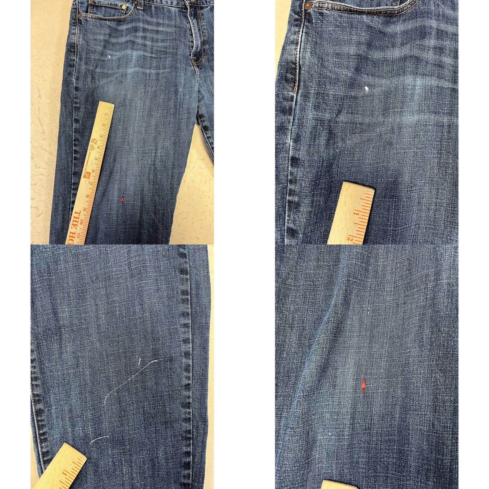 Lucky Brand Lucky Brand 221 Jeans Mens Straight Athletic Fit 40x32 Denim Blue Cotton Spandex See Pic Size US 40 / EU 56 - 8 Thumbnail