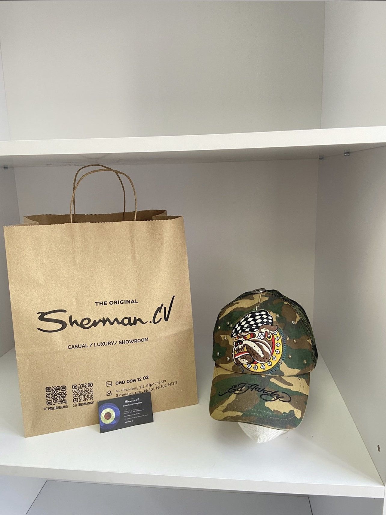 Ed Hardy × Vintage Vintage Camo Ed Hardy Cap Size ONE SIZE - 1 Thumbnail