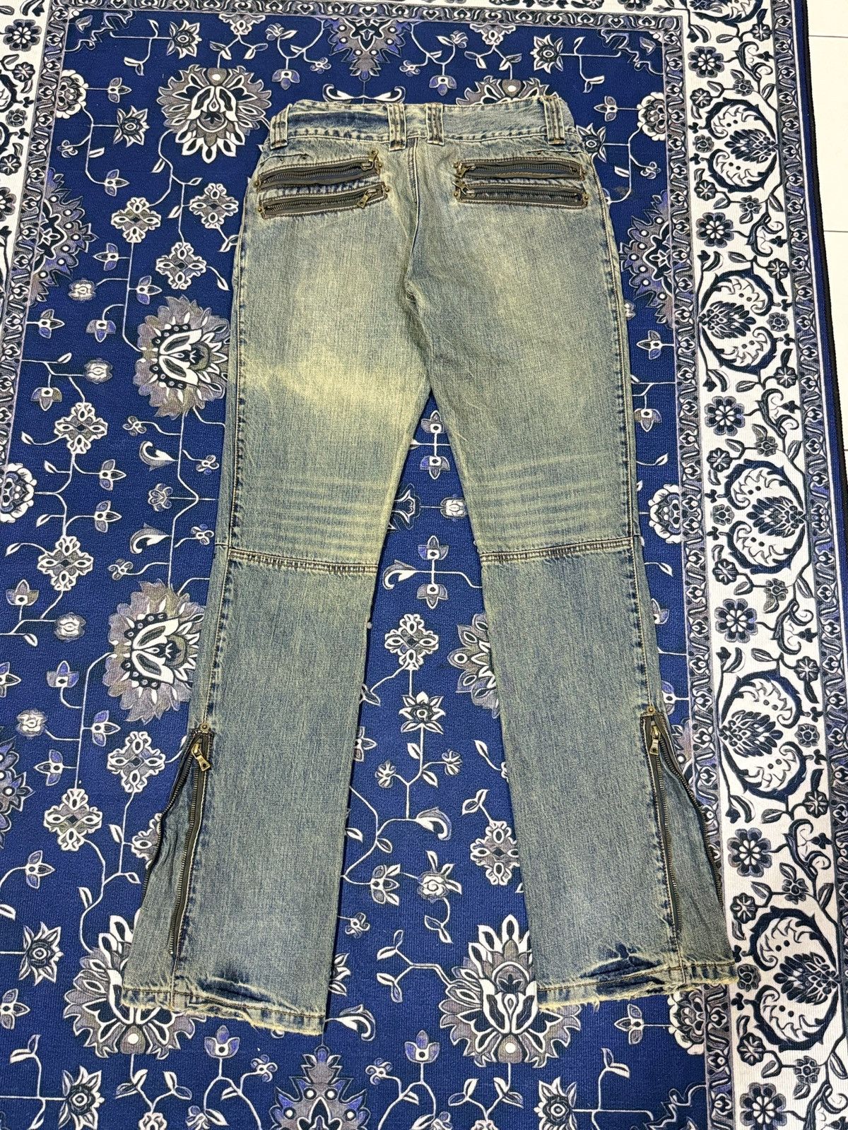 semanticdesign Rare Semanticdesign Flare Multipocket Zipper Jeans Size US 32 / EU 48 - 2 Thumbnail