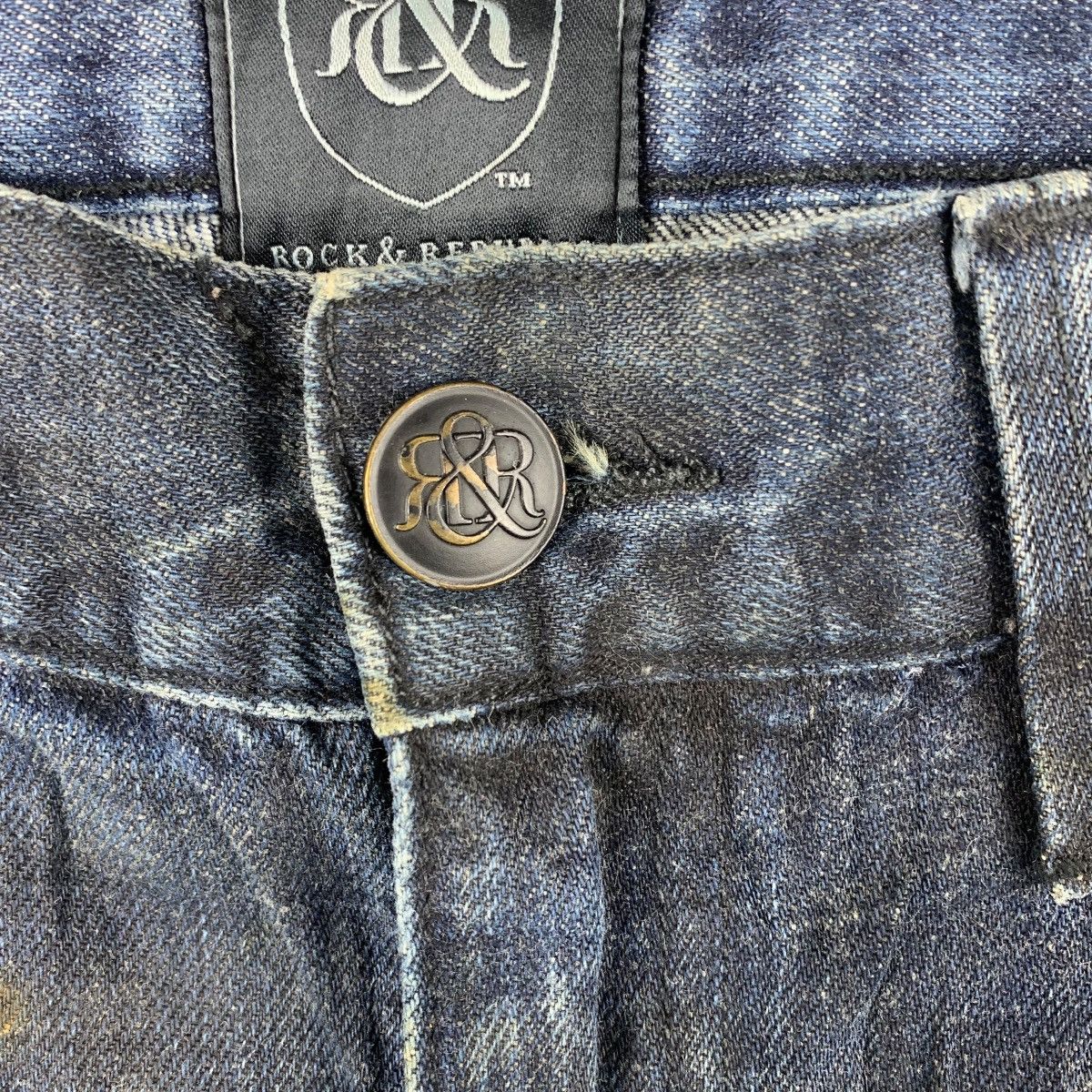 Designer × Japanese Brand ROCK & REPUBLIC Designer blue jeans Size US 35 - 5 Thumbnail