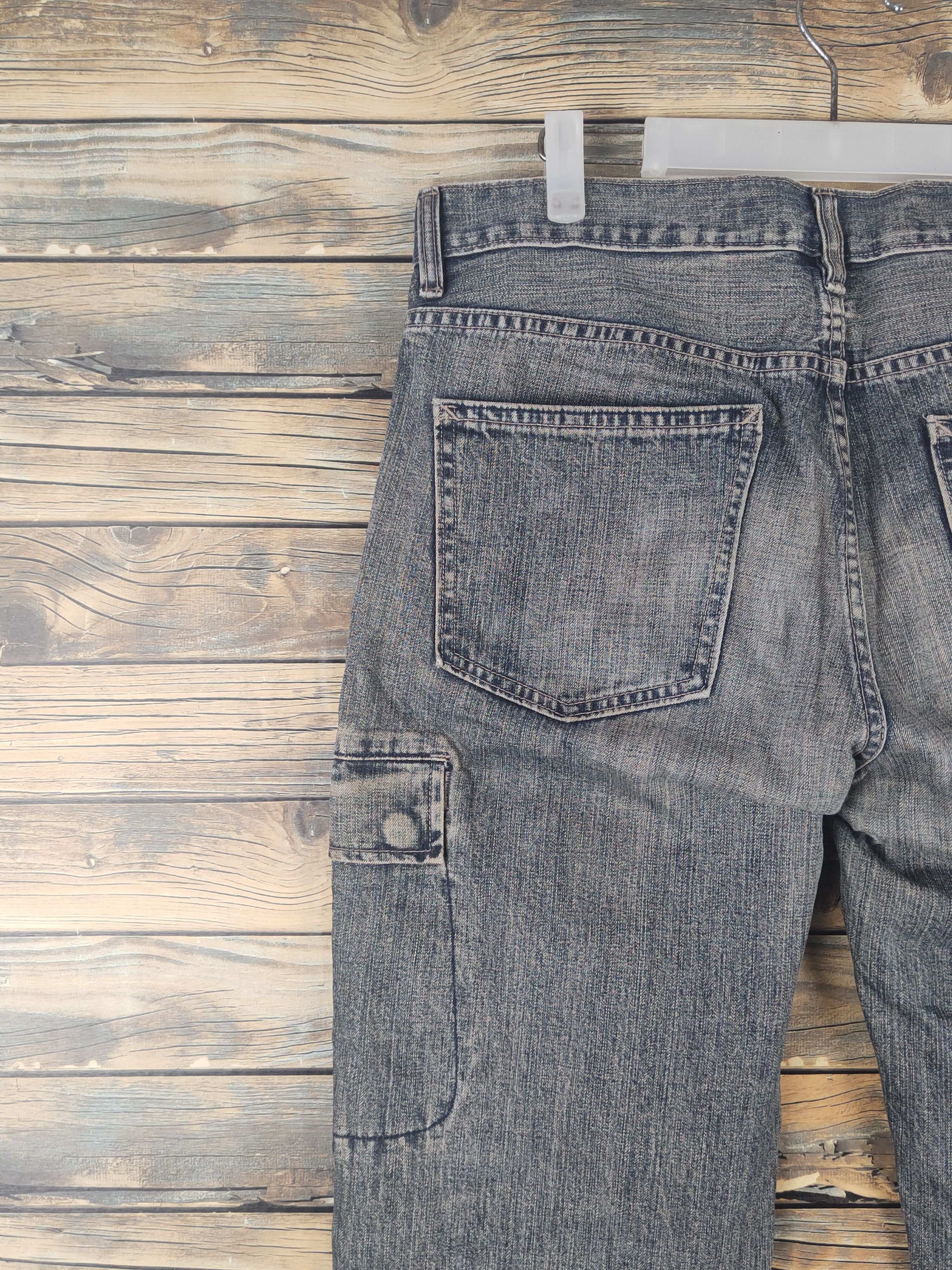 Gap DL Gap Dark Blue Distressed Ripped Jeans #1512 Size US 34 / EU 50 - 8 Thumbnail