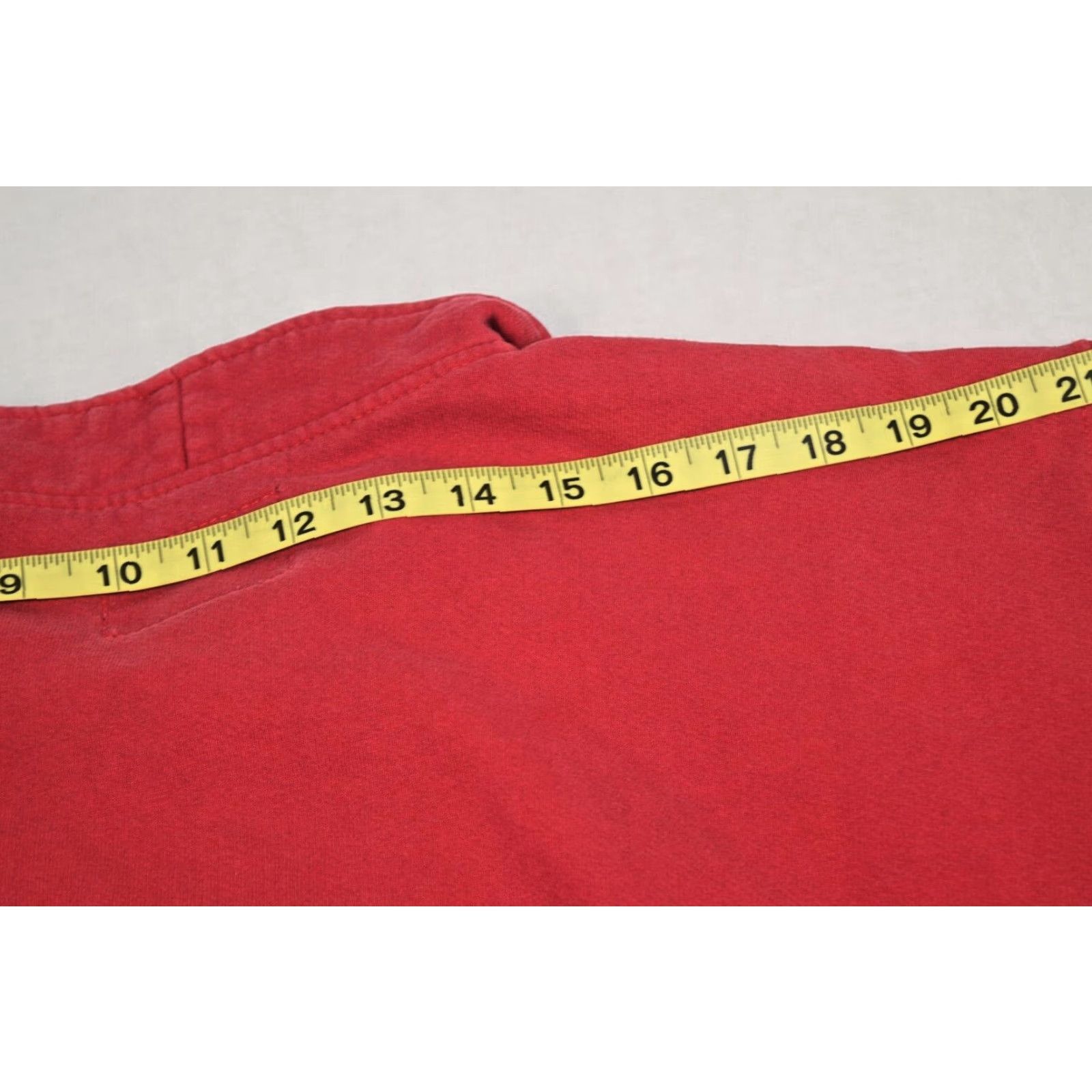 VINTAGE SDI Sweatshirt US Open Pebble Beach 1992 90s Red Blue Trim Cotton M/L 42 Chest Long Sleeve Shirt Mens