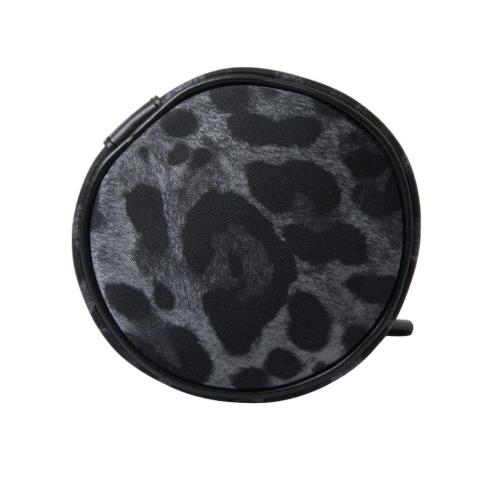 Dolce & Gabbana Dolce & Gabbana Black Leopard Round Slim Tote Bottle Cage Ba Size ONE SIZE - 3 Thumbnail