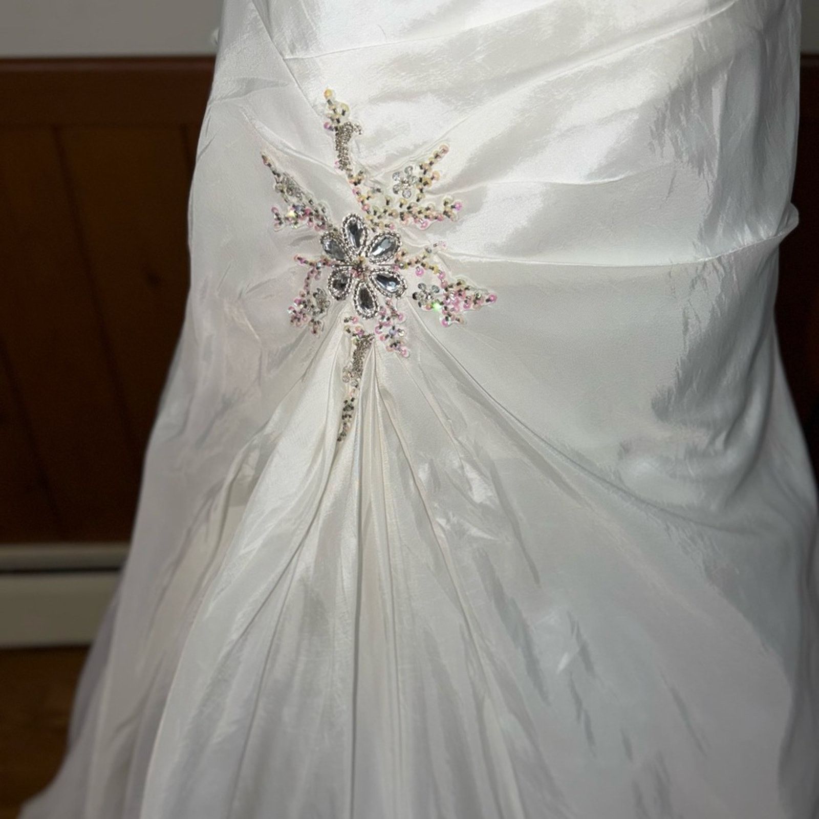 Other Beautiful New Vintage Y2K Cinderella Bridal Wedding Gown Size L / US 10 / IT 46 - 3 Thumbnail