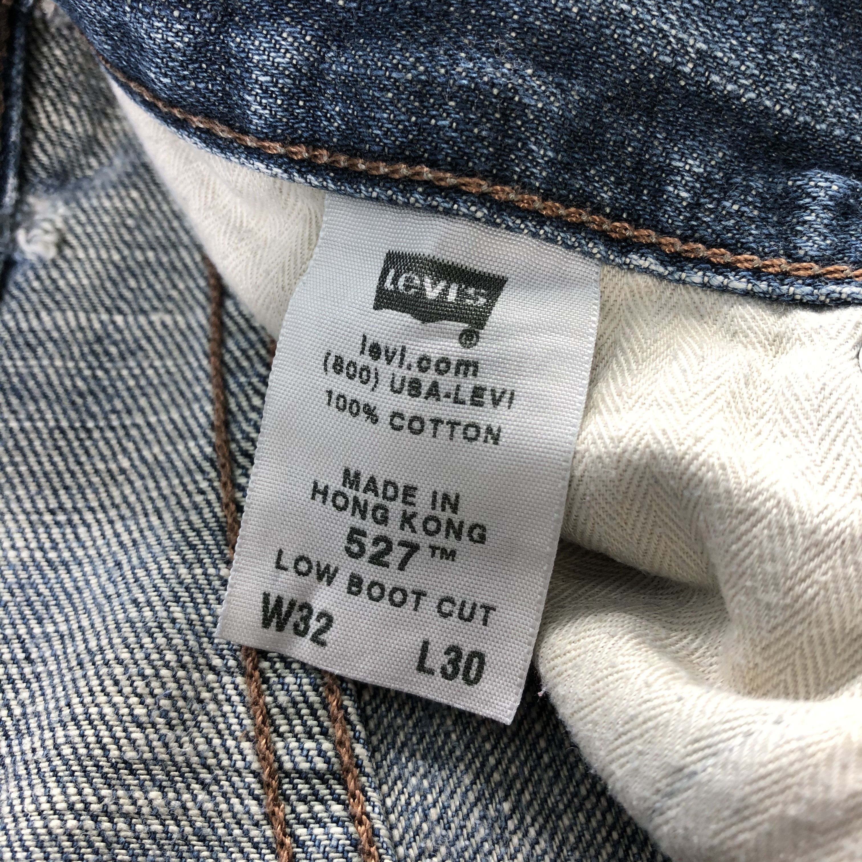 Levi's Vintage Blue Wash Levis 527 Flare Jeans-J1590 Size US 33 - 15 Thumbnail