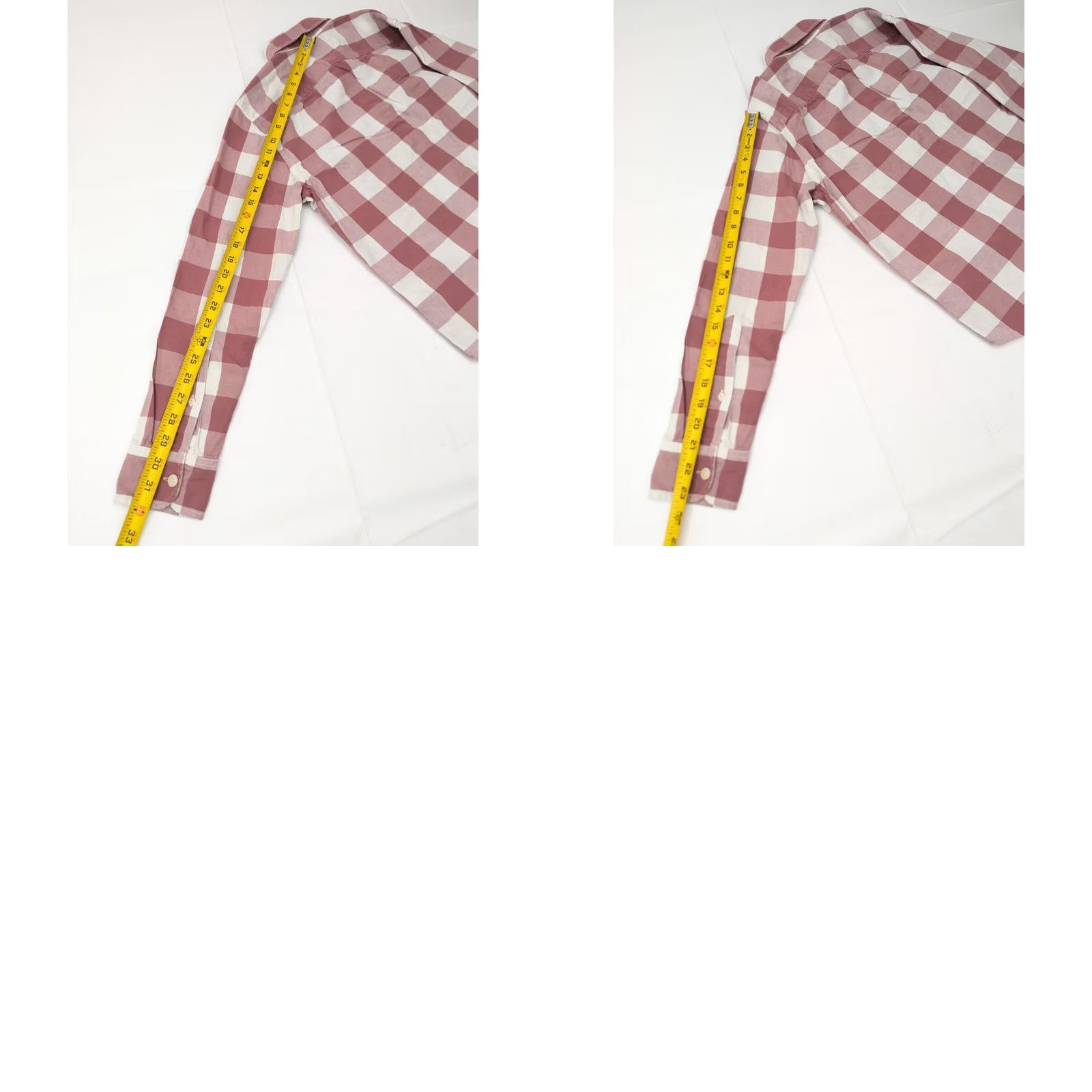 Abercrombie & Fitch Abercrombie & Fitch Slim Fit Plaid Check Flannel Shirt Men's Red S Button-Down, Cotton, Long Sleeve, Pocket, Slim Size US S / EU 44-46 / 1 - 9 Thumbnail