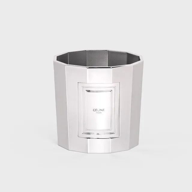 Celine o1w1db10526 4M2116 Size :OS / Logo Candle Stand in Silver Size ONE SIZE - 1 Thumbnail