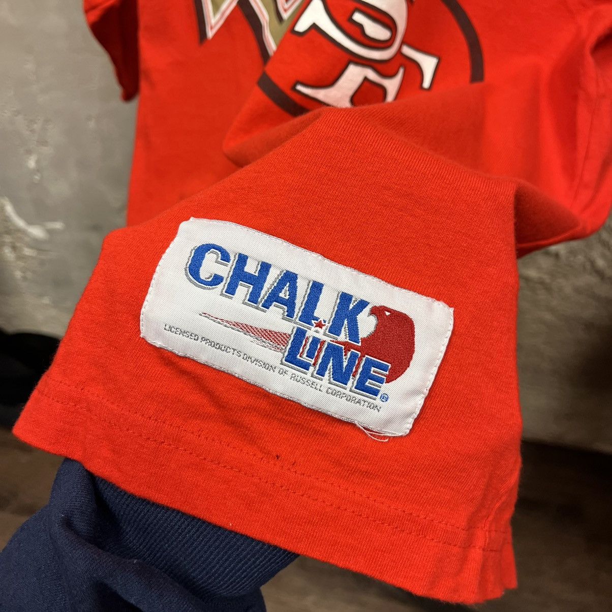 Chalk Line × Vintage Vintage 90s Chalk Line San Francisco 49ers T-Shirt Medium M Size US M / EU 48-50 / 2 - 5 Thumbnail