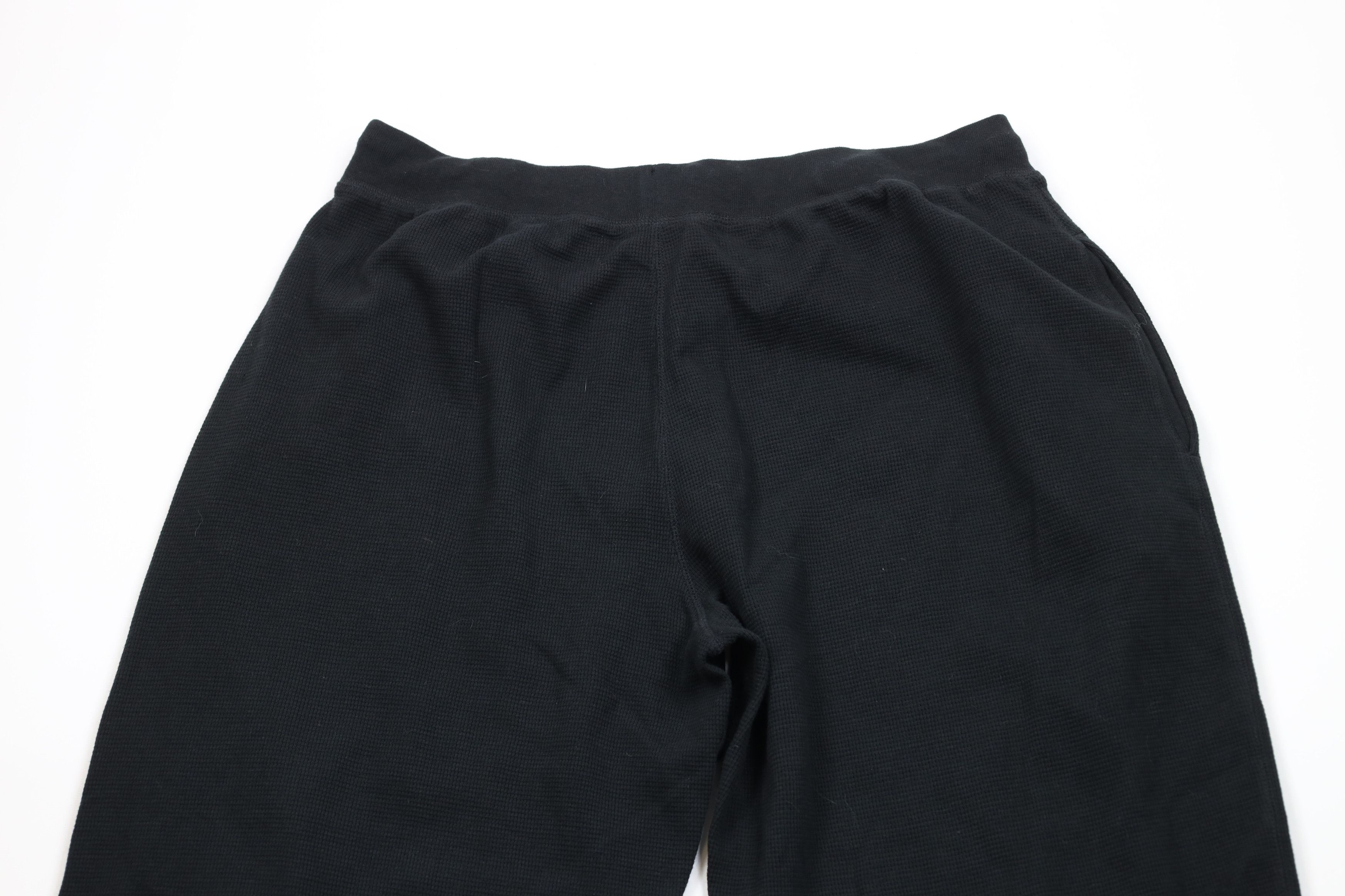 Ralph Lauren × Vintage Vintage Ralph Lauren Waffle Knit Wide Leg Pants Black Size US 36 / EU 52 - 11 Thumbnail