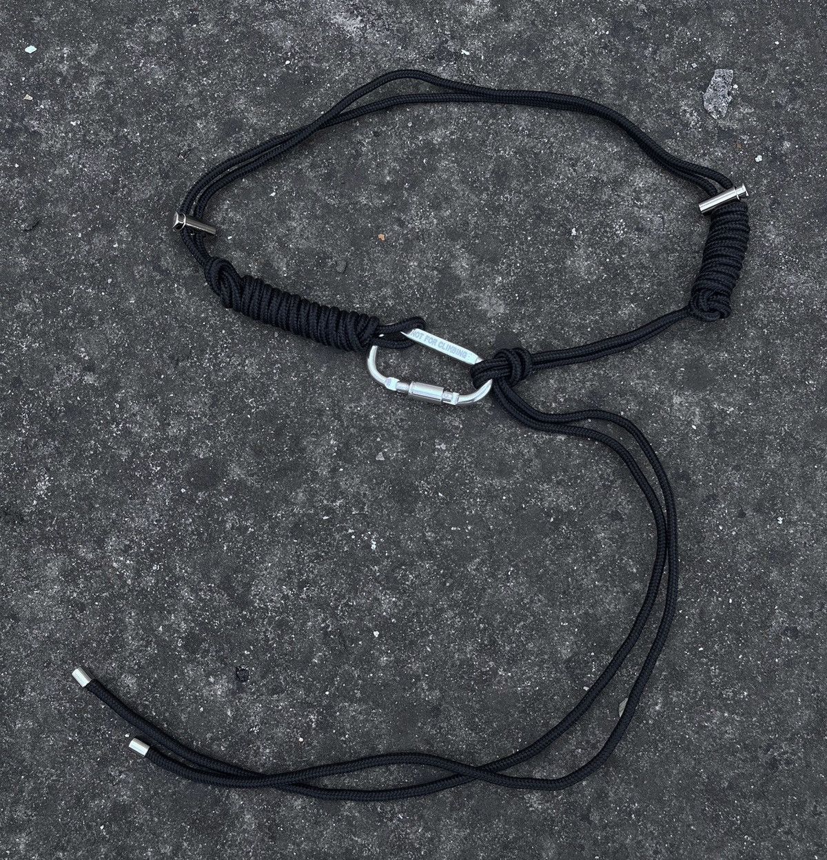 Other High street retro y2k luxury carabiner clip rope belt Size ONE SIZE - 2 Thumbnail