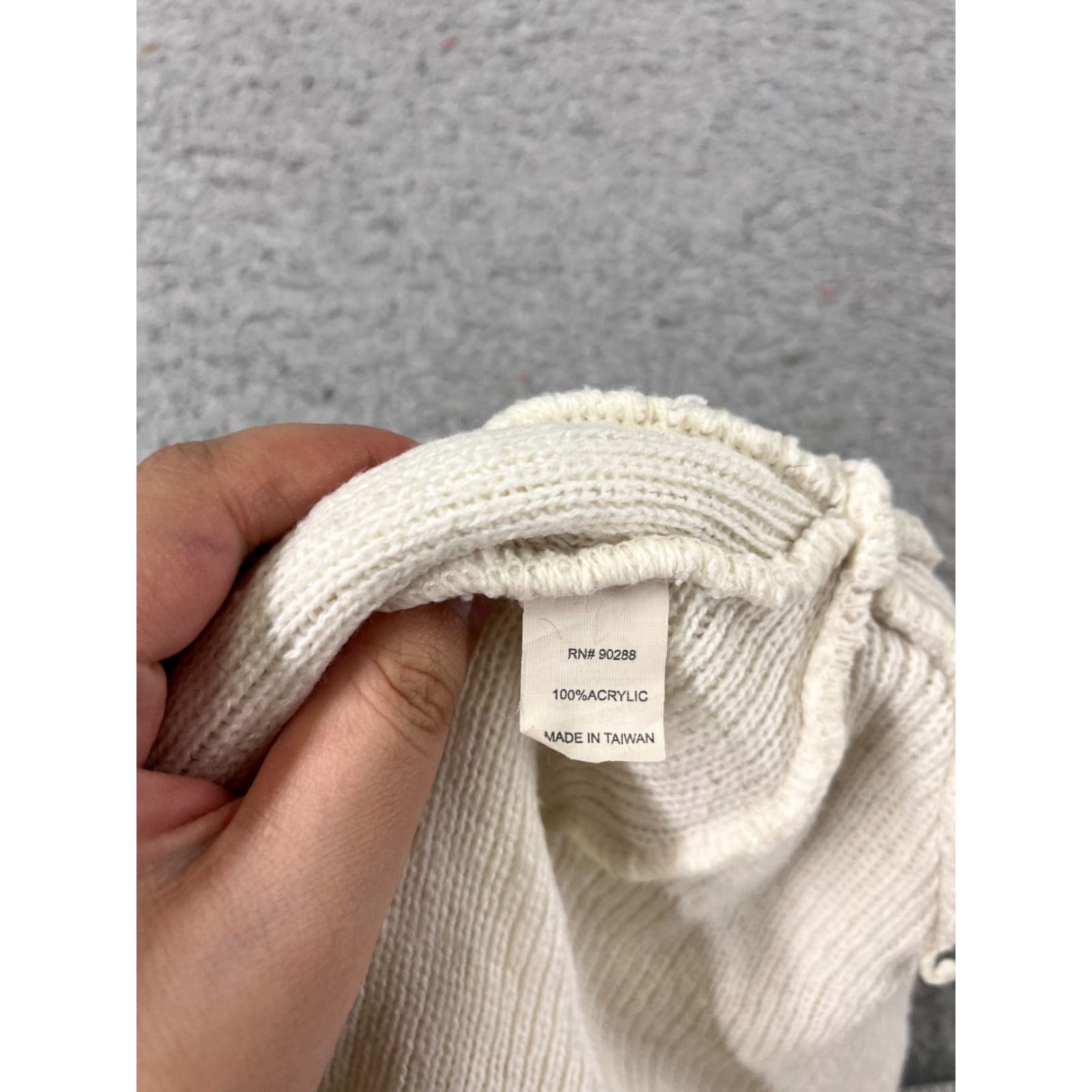 Adidas Adidas Beanie Toque Adult One Size White Knit Embroidered 100% Acrylic Snow Ski Size ONE SIZE - 6 Thumbnail