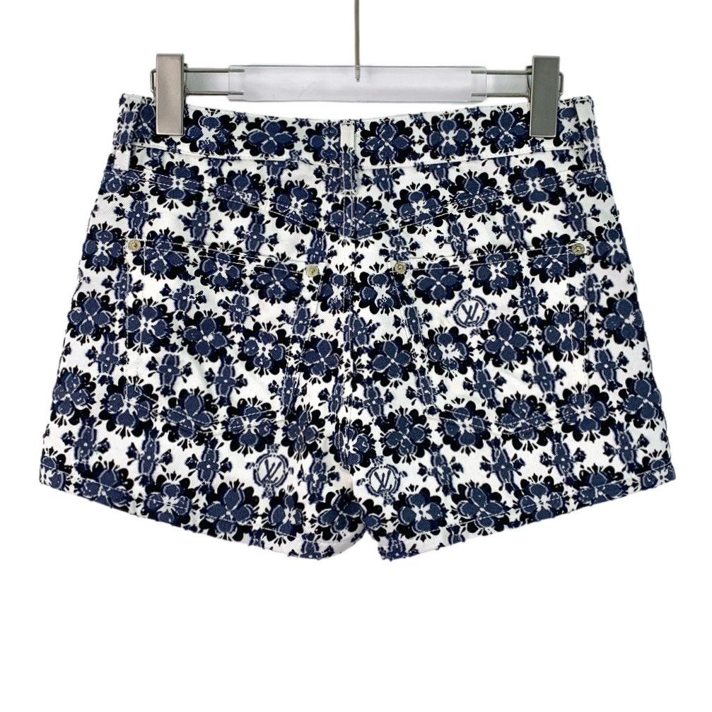 Louis Vuitton Louis Vuitton All Print Casual Denim Shorts K26WX Size 24" / US 00 / IT 34 - 2 Thumbnail