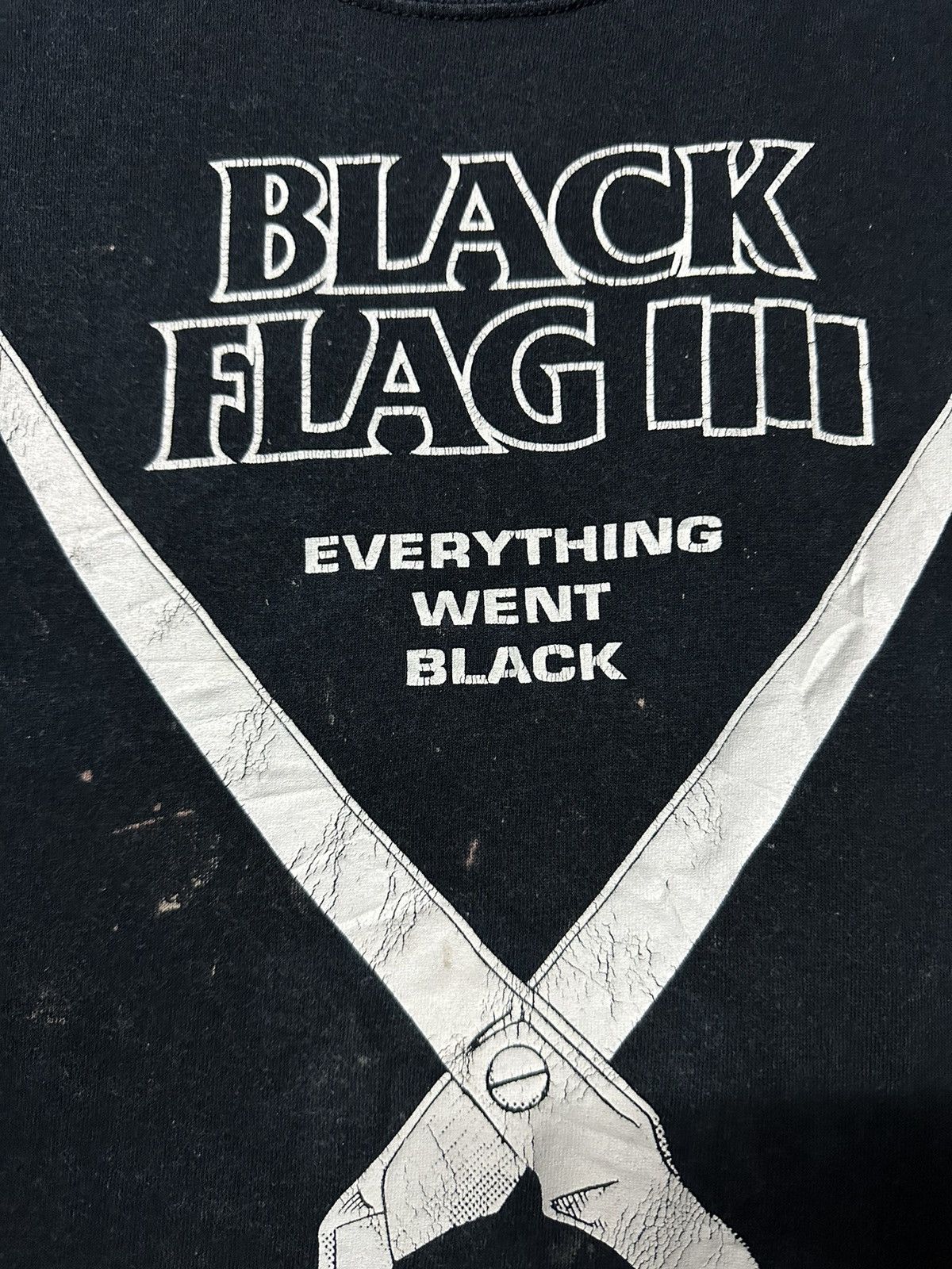 Band Tees Vintage Black Flag Promo Distressed Tee Size US S / EU 44-46 / 1 - 3 Thumbnail