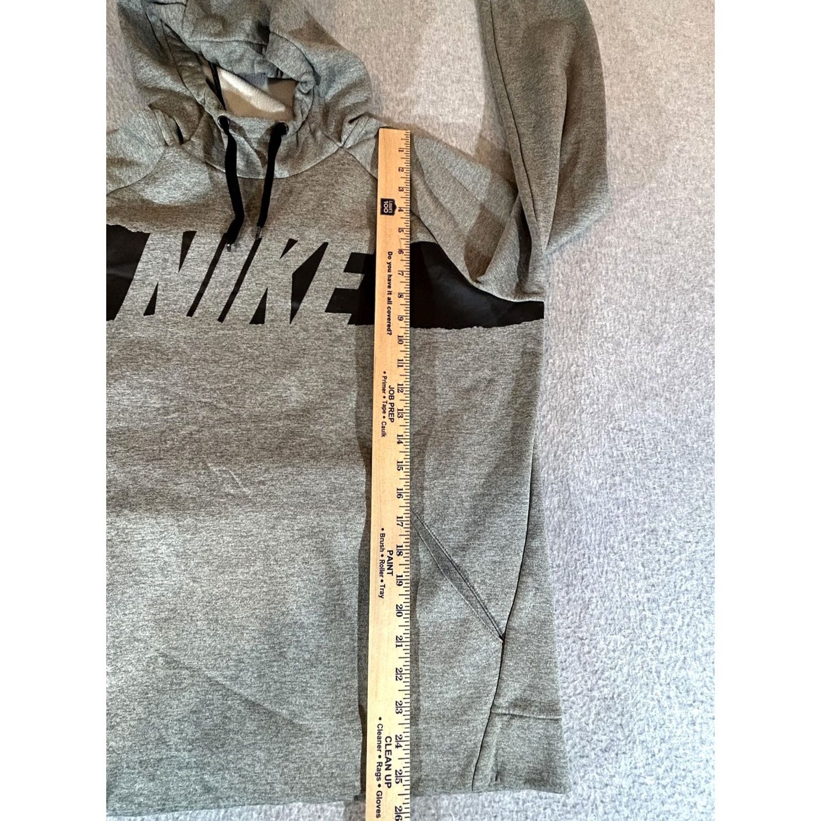 Nike Nike Hoodie Mens Large Gray Dri-Fit Pullover Sweatshirt Fleece Graphic Print Logo Pockets Hooded Size US L / EU 52-54 / 3 - 6 Thumbnail
