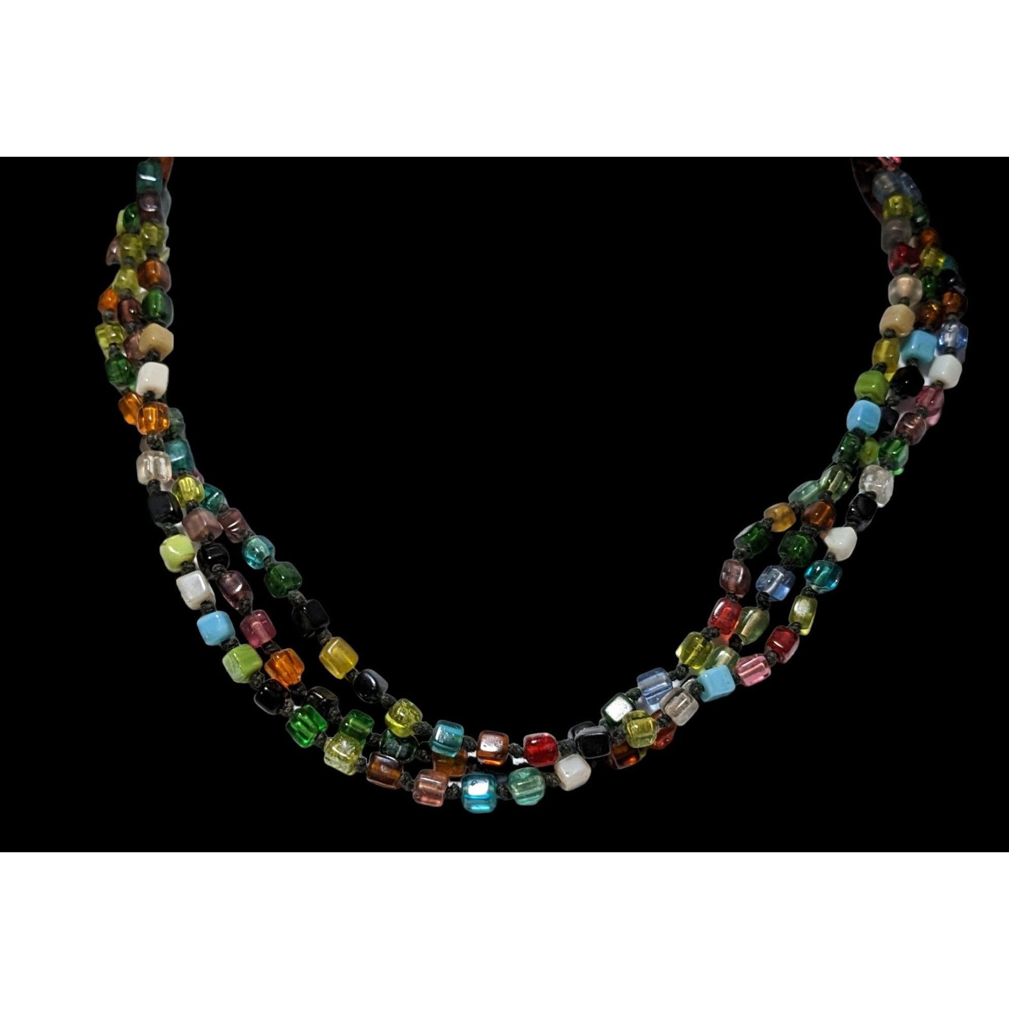 Other Rainbow Multilayer Glass Necklace Size ONE SIZE - 5 Thumbnail