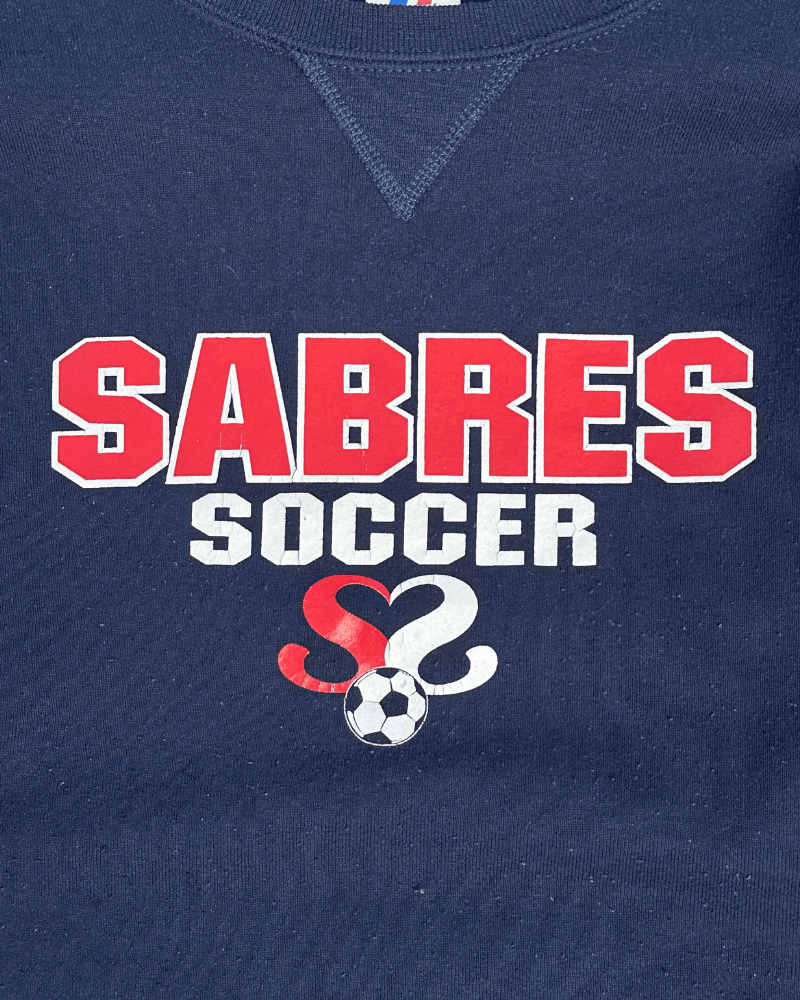 Russell Athletic × Vintage Vintage Russell Athletic Sabres Soccer Sweatshirt - Small Size US S / EU 44-46 / 1 - 3 Thumbnail