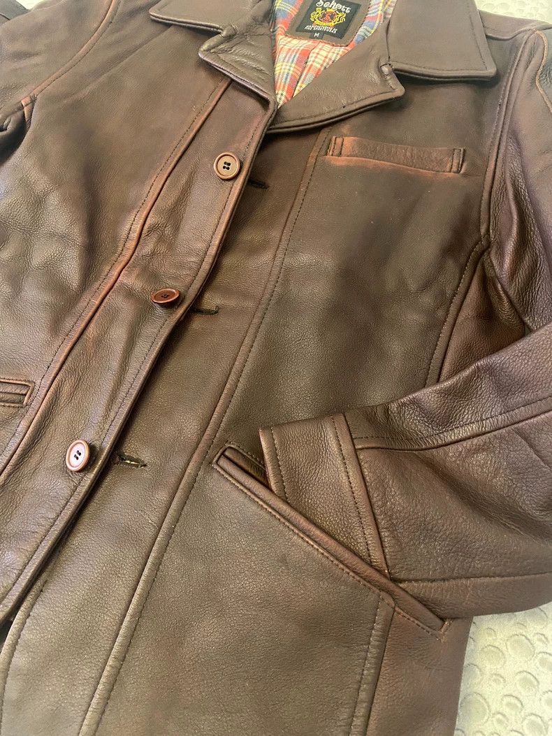 Schott Schott Wax cowhide vintage box clerk jacket Size US M / EU 48-50 / 2 - 9 Thumbnail