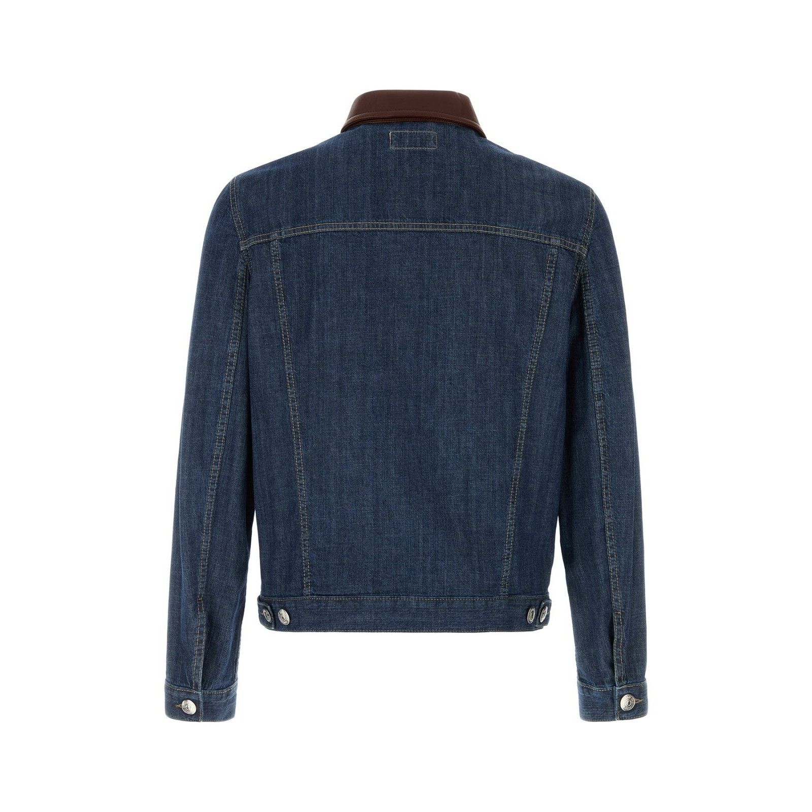 Brunello Cucinelli BRUNELLO CUCINELLI Denim Jacket New & Authentic (Men's size: Size US M / EU 48-50 / 2 - 2 Thumbnail