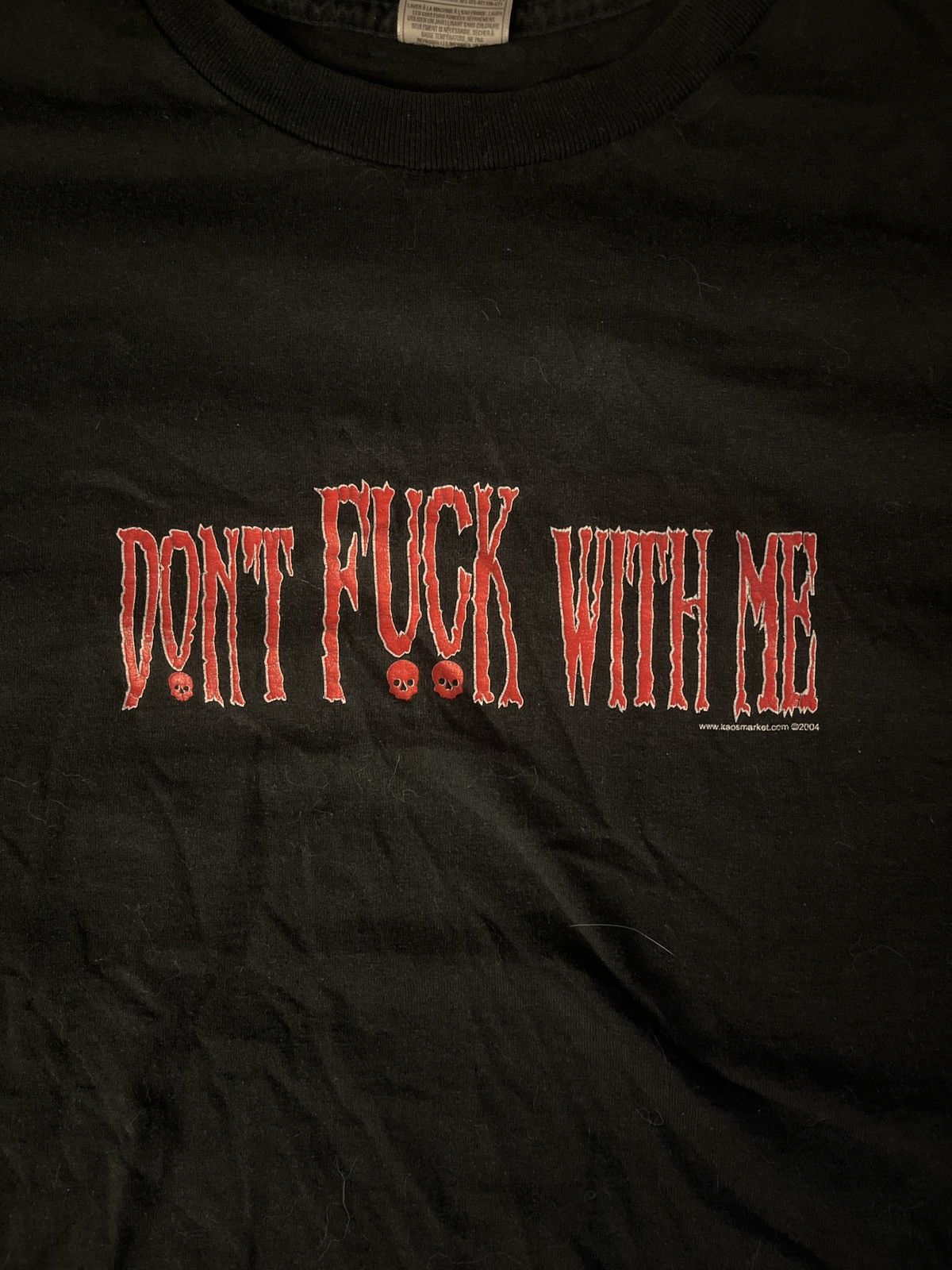 Vintage Y2K Funny “Don’t F*CK with Me” Tee 2xl Vintage Size US XXL / EU 58 / 5 - 2 Thumbnail