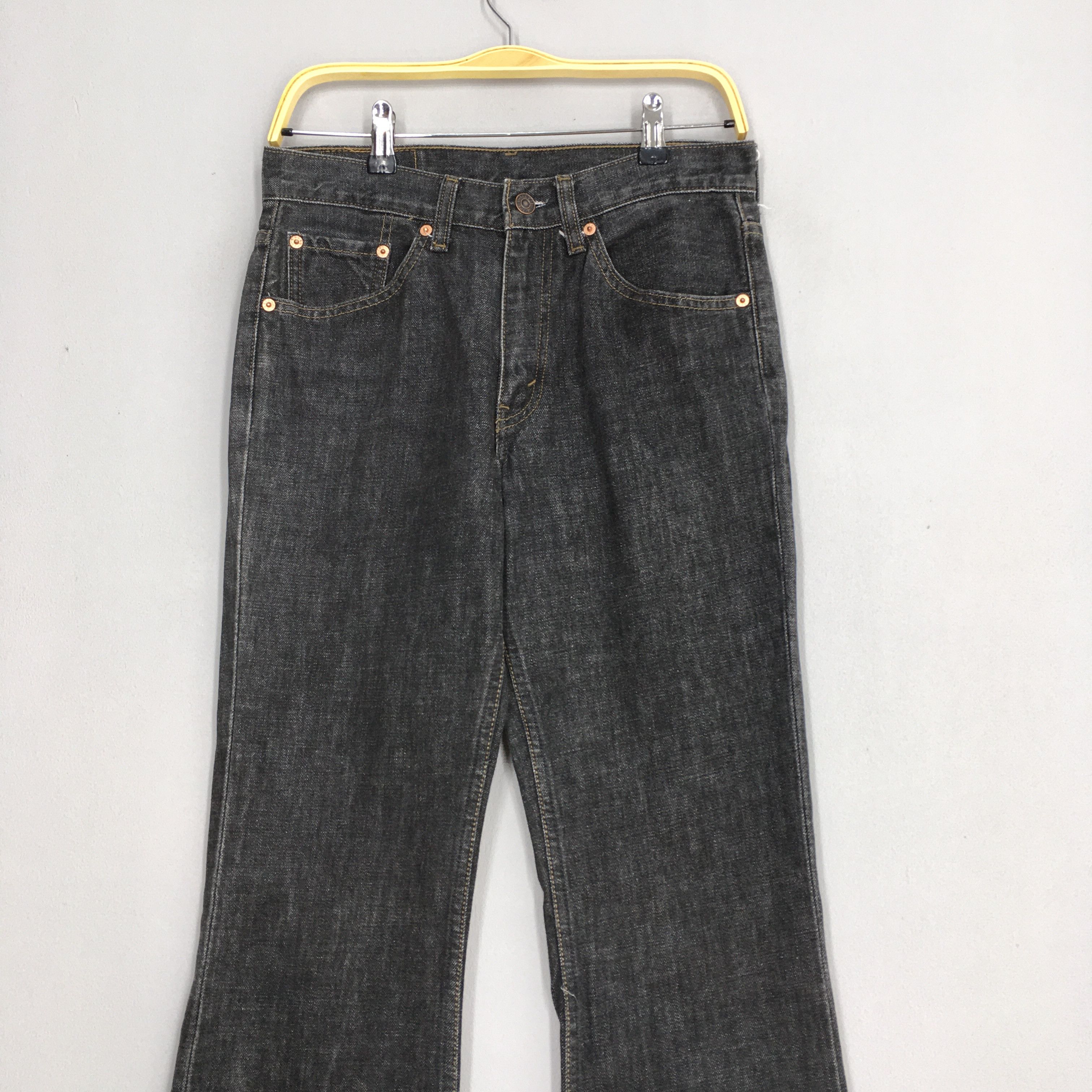 Levi's Size 30x32 Vtg Levi's 517 Bootcut Jeans Light Washed S174 Size US 30 / EU 46 - 2 Thumbnail