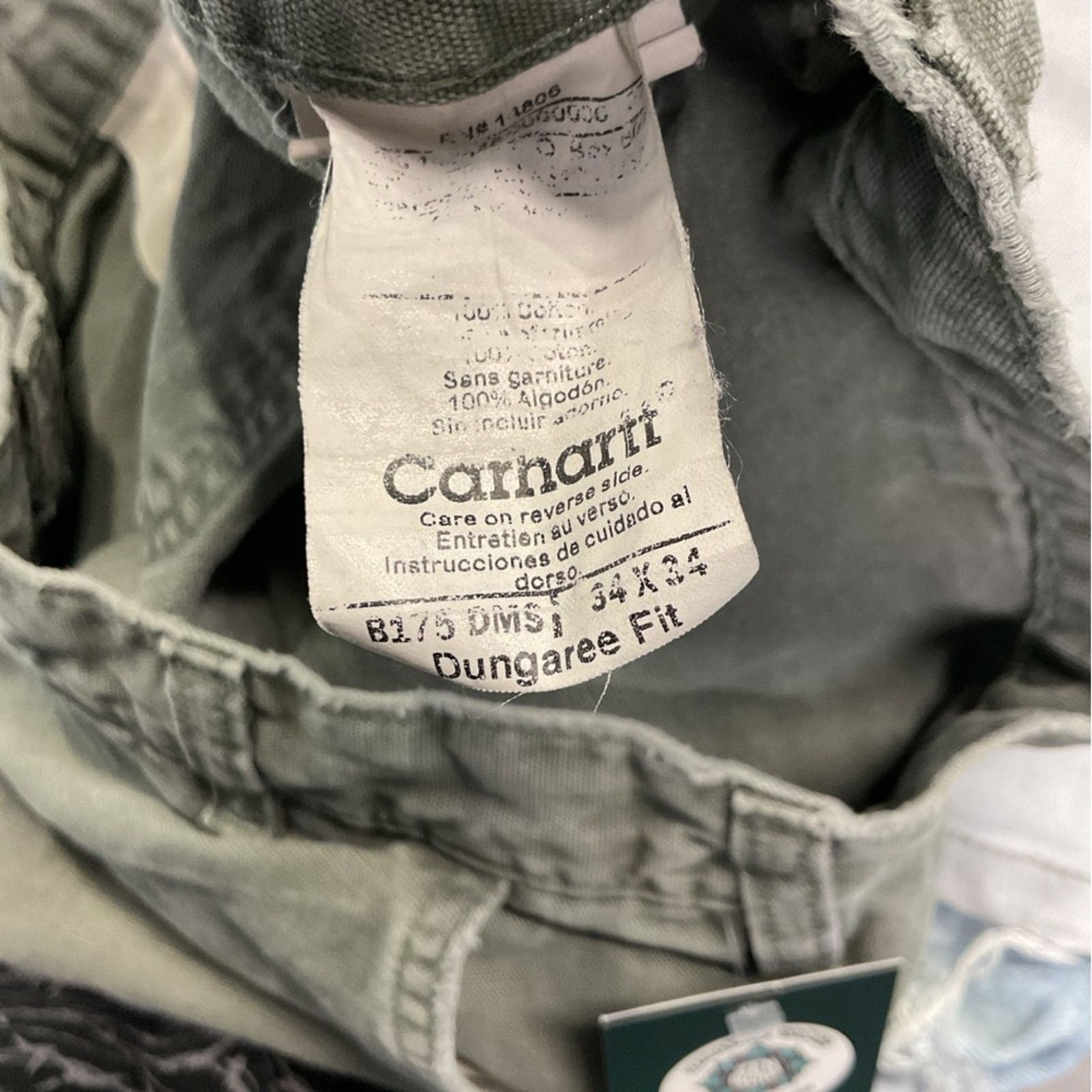 Carhartt Vintage 90s Carhartt Dungaree Fit Carpenter Pants Size US 34 / EU 50 - 3 Thumbnail
