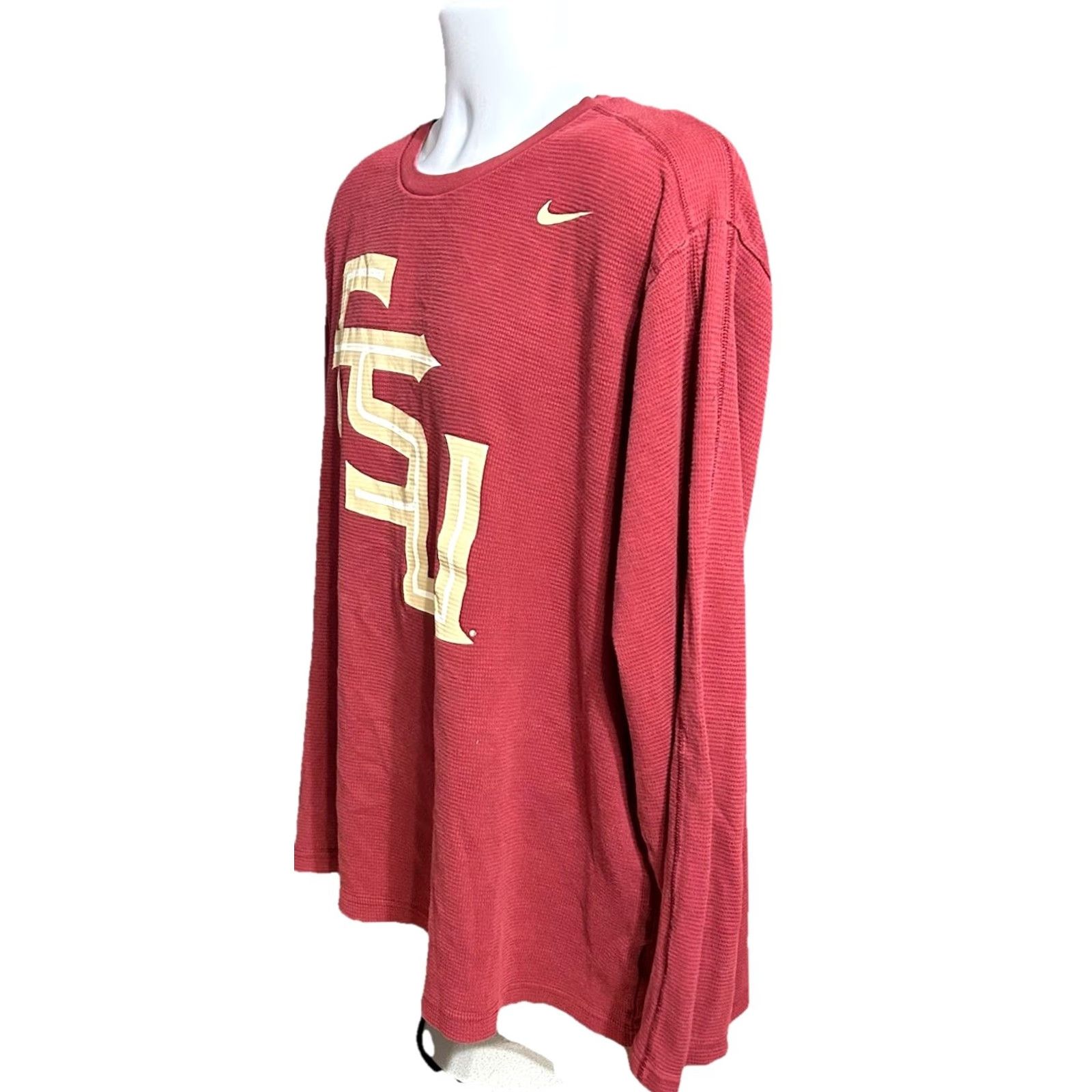 Nike Nike Long Sleeve Shirt Men 2XL Florida State Seminoles Maroon Graphic Print Slim Fit? Regular Fit Size US XXL / EU 58 / 5 - 3 Thumbnail