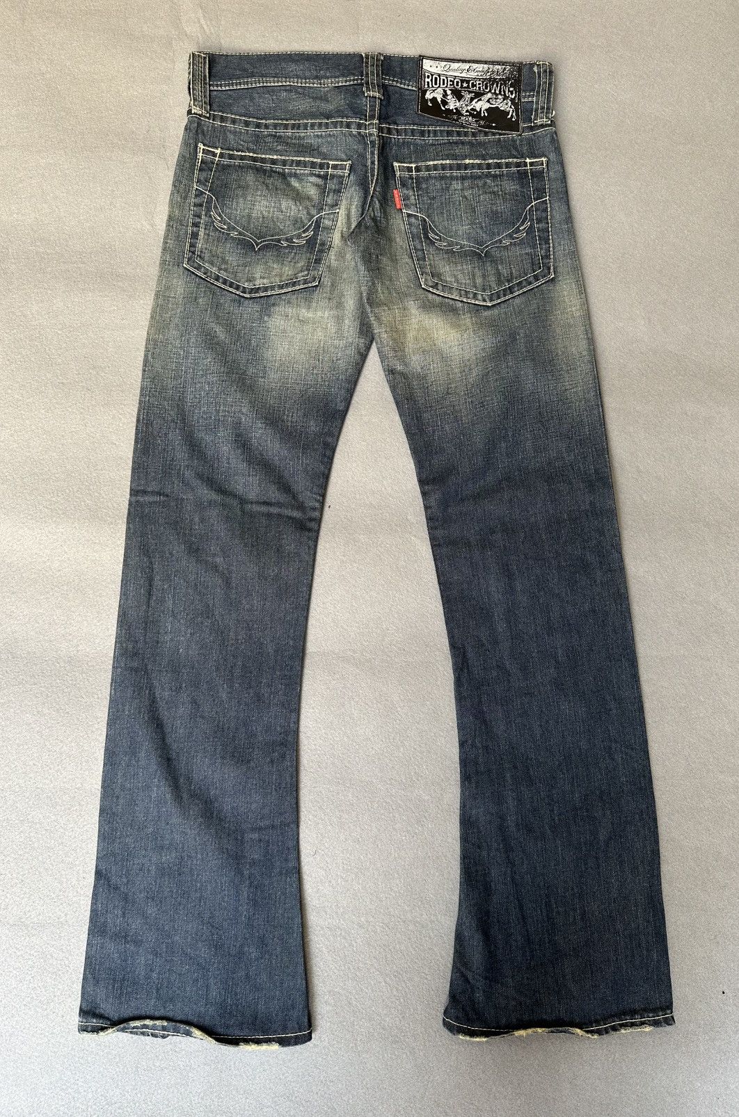 Japanese Brand FLARE Rodeo Crown Japan Low Rise Denim Size US 30 / EU 46 - 2 Thumbnail