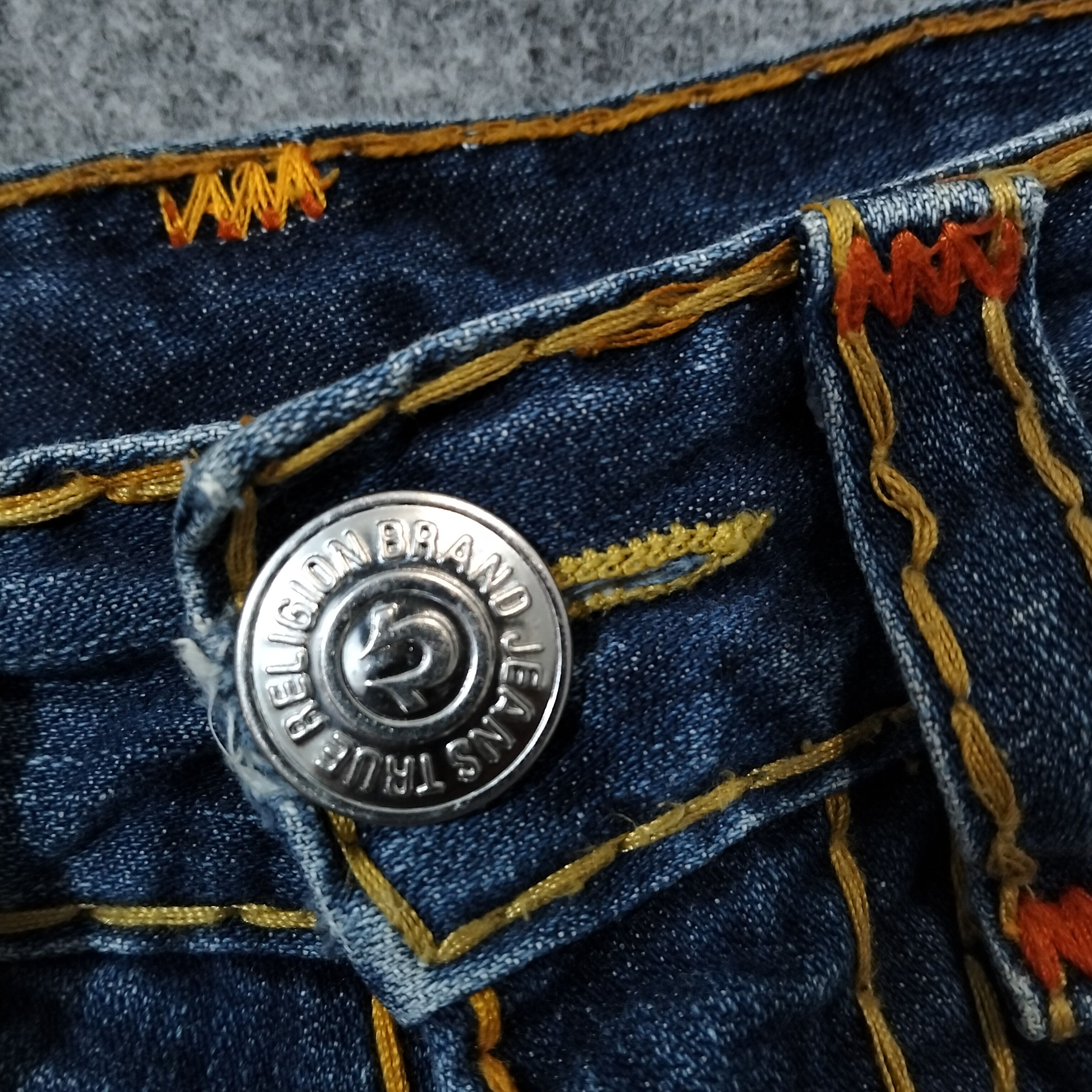 True Religion 🔥 True Religion Joey Super T Distressed Denim - Made in USA Size US 32 / EU 48 - 7 Thumbnail