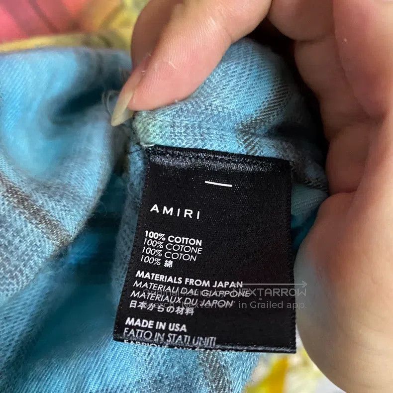 Amiri Amiri Rainbow shirt Size US S / EU 44-46 / 1 - 4 Thumbnail